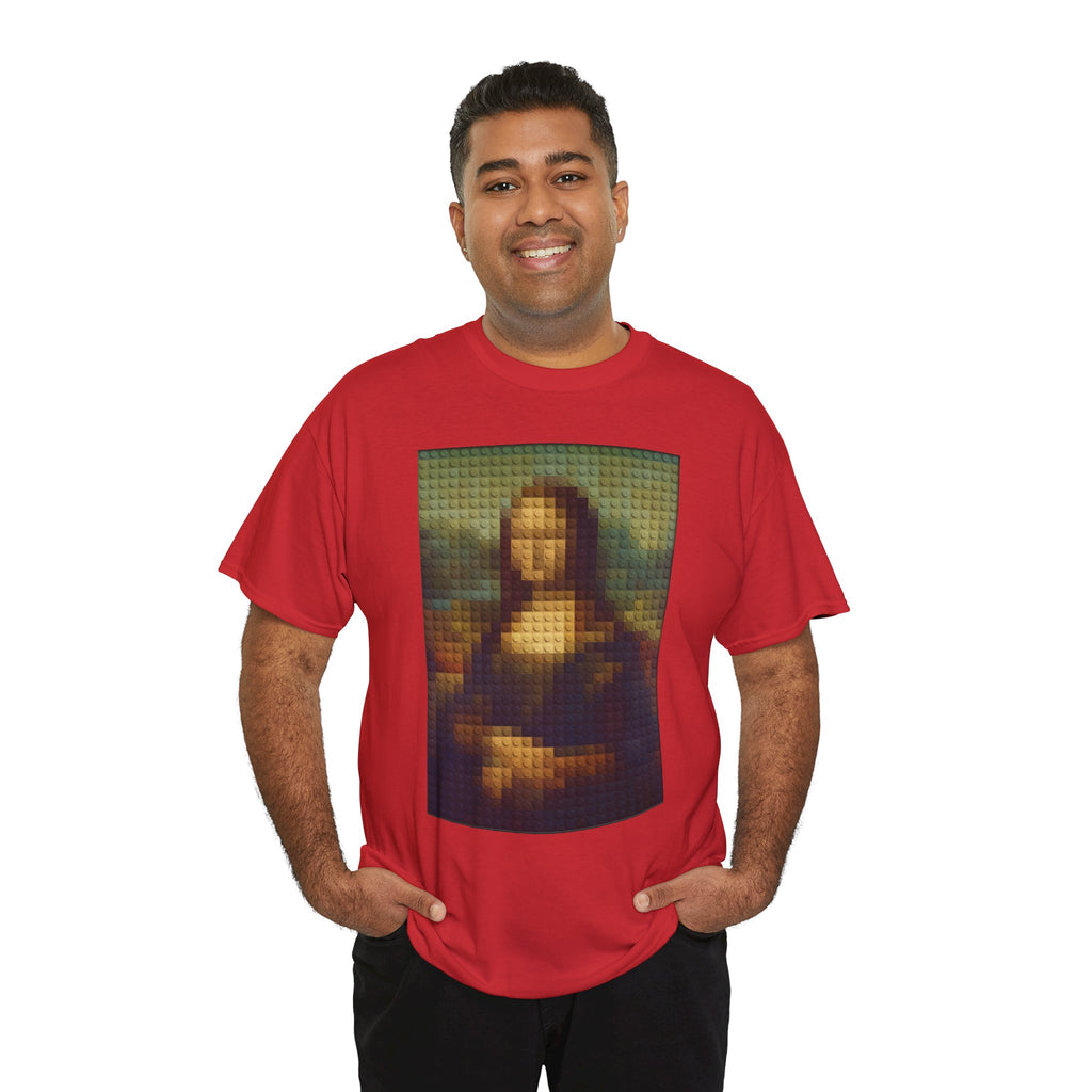 Pixelated Mona Lisa - T‑Shirt