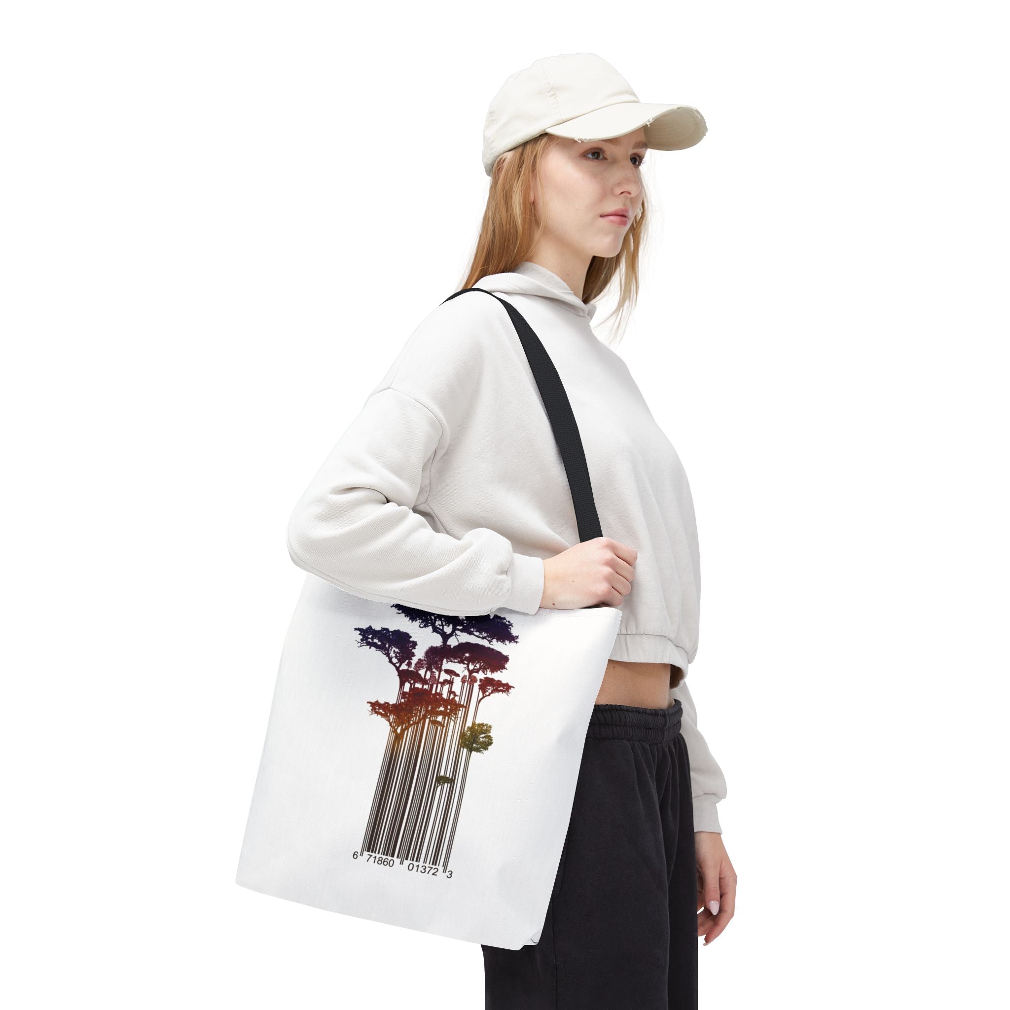 Barcode Forest — Tote Bag