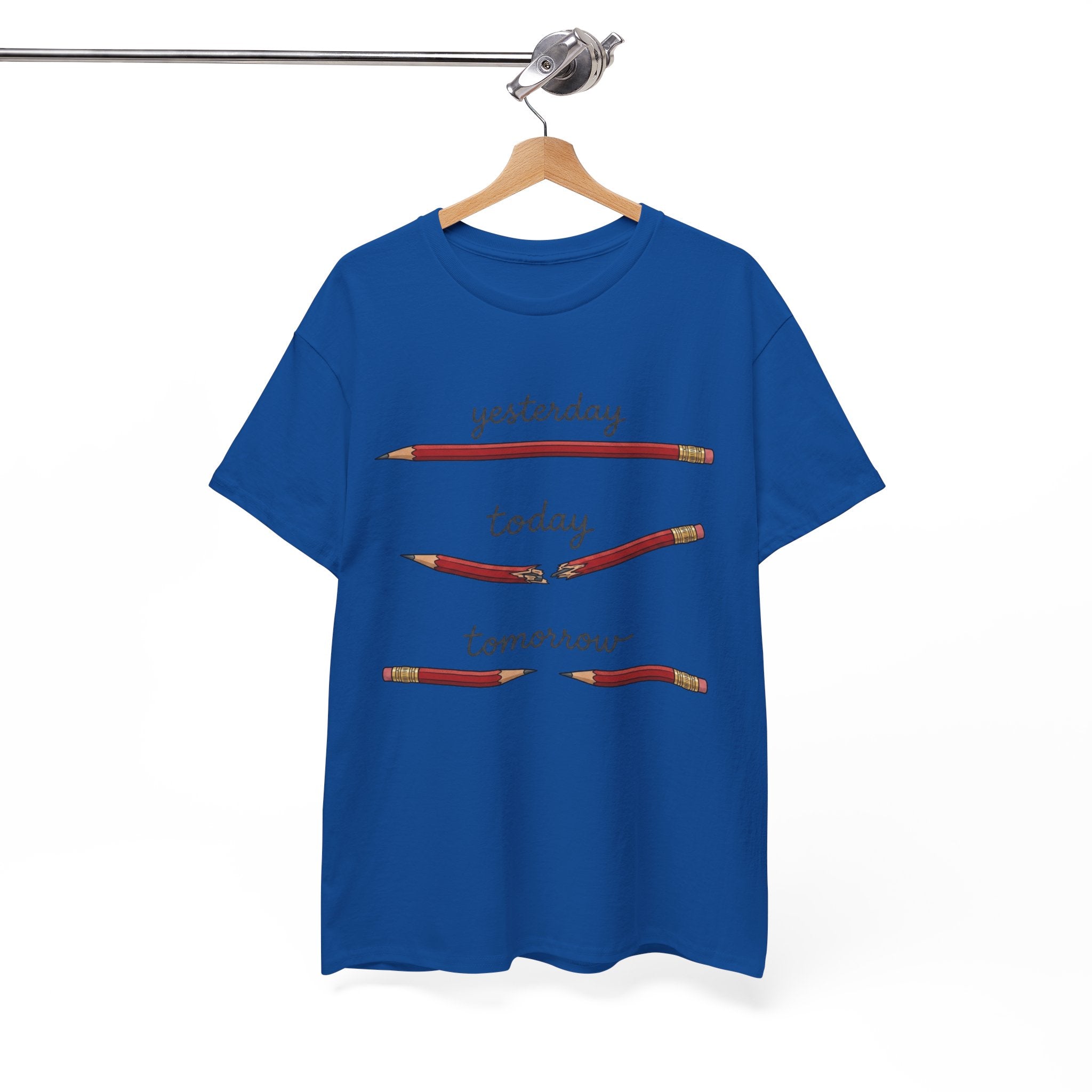 "yesterday, today, tomorrow" — Tshirt