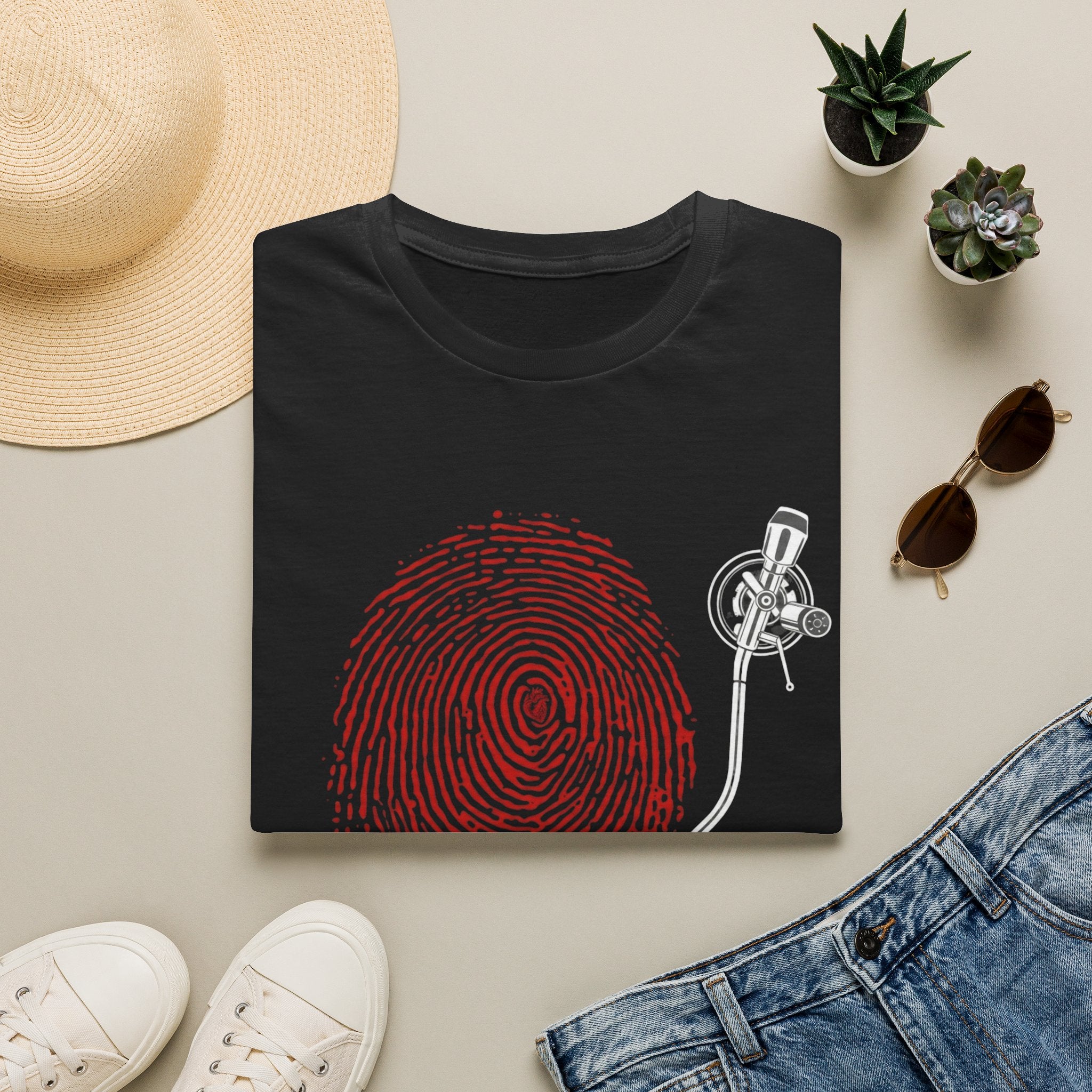 Fingerprint Turntable — T-Shirt