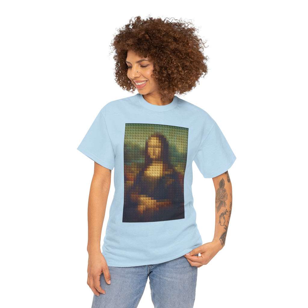 Pixelated Mona Lisa - T‑Shirt