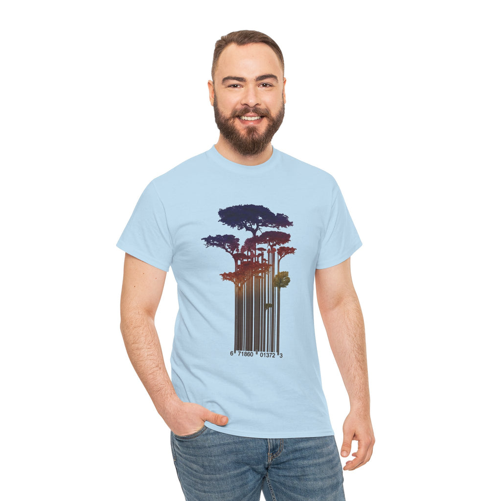 Barcode Forest T‑Shirt