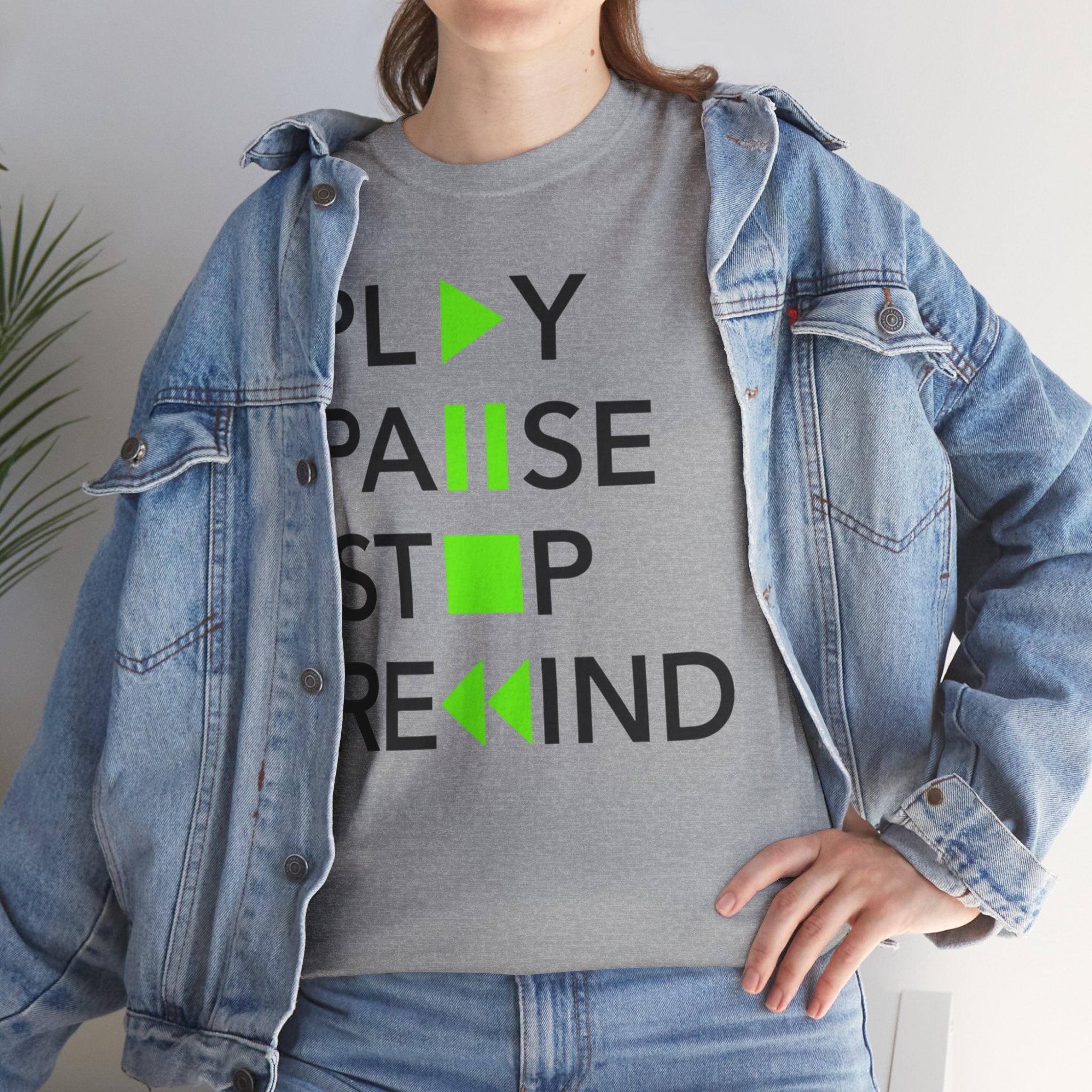 Play Pause Stop Rewind — T-Shirt