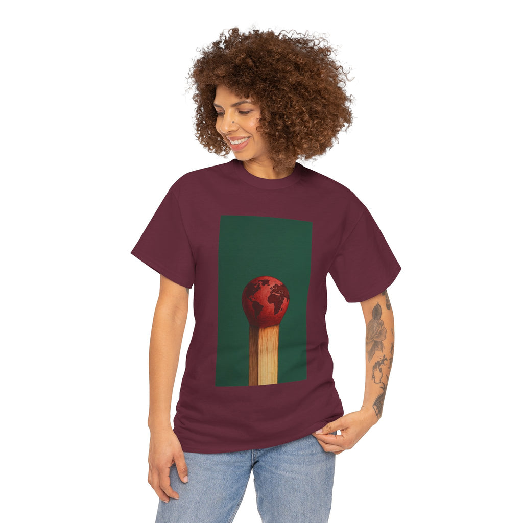 Matchstick Earth — T‑Shirt