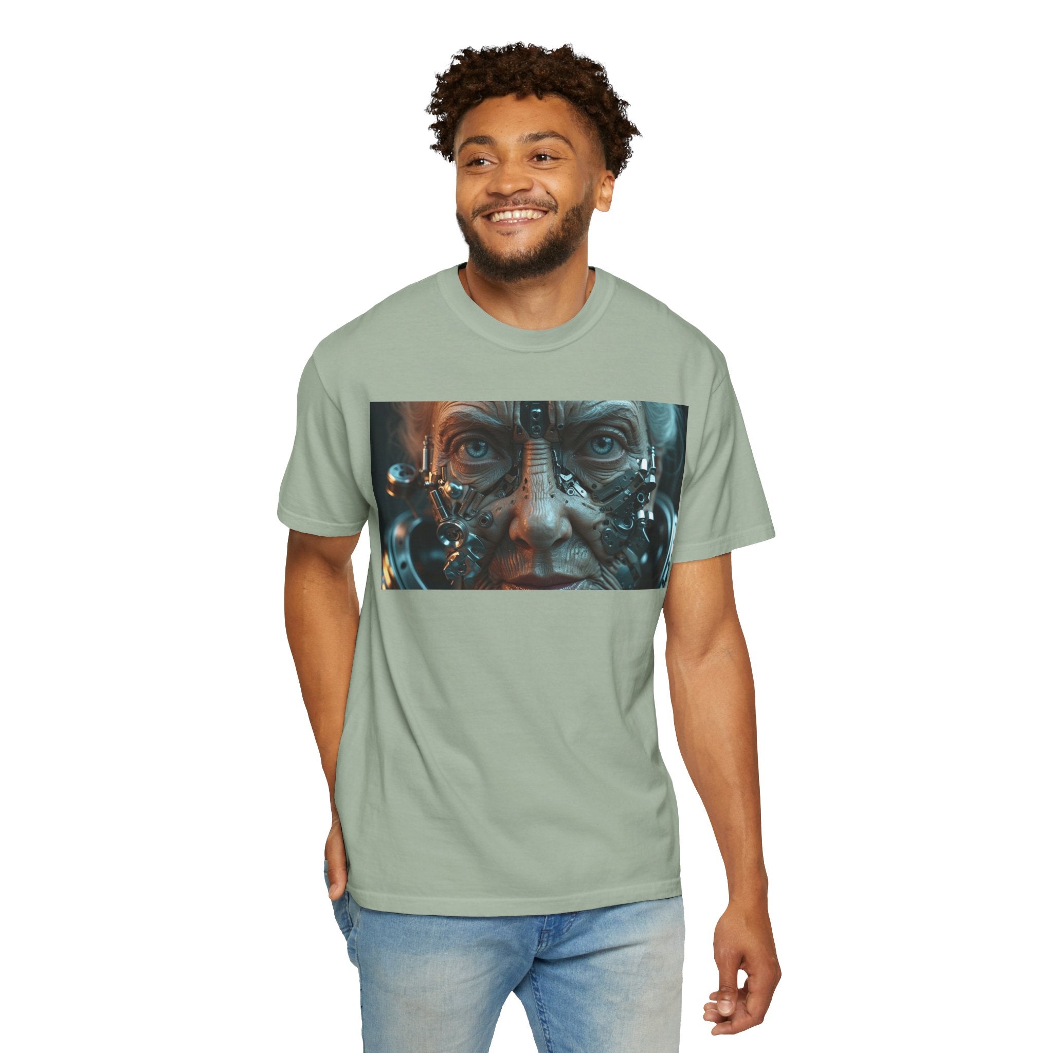 Cybernetic Old Face —T‑Shirt