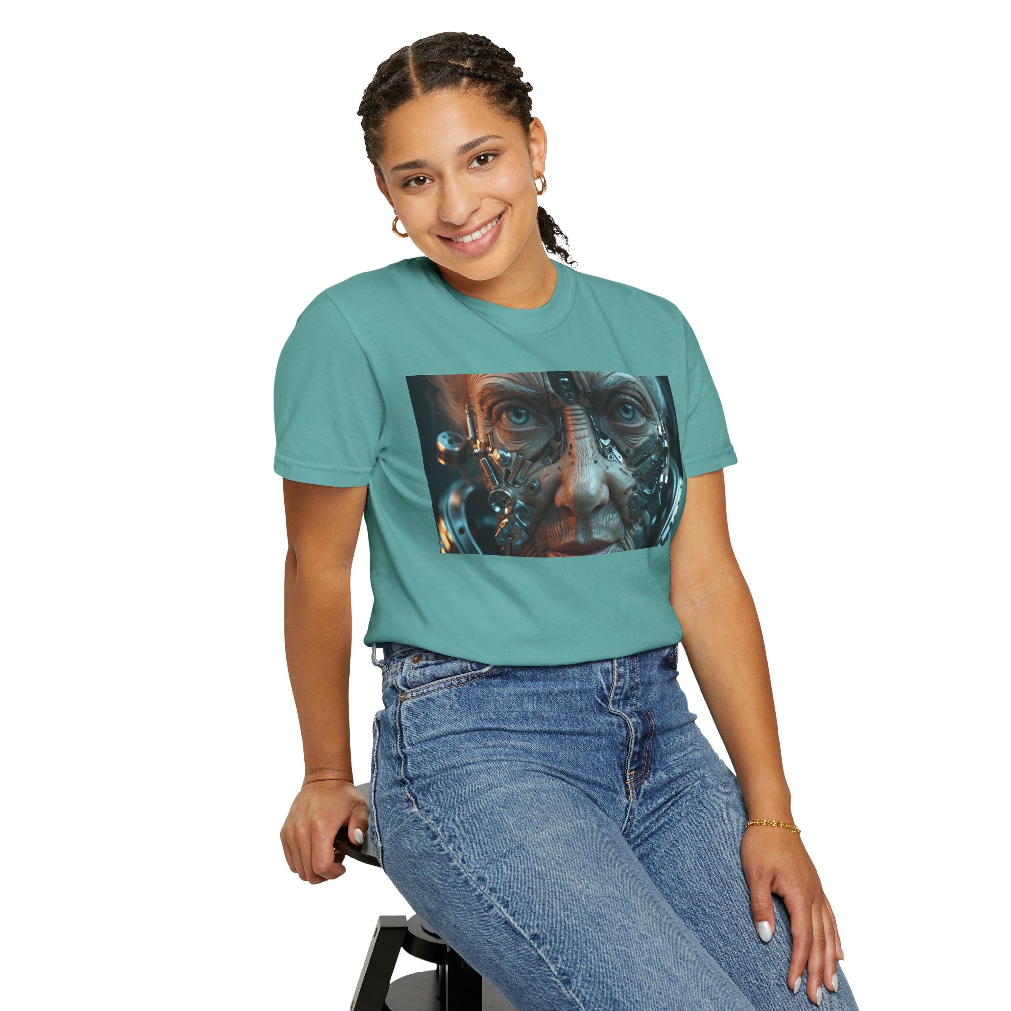 Cybernetic Old Face —T‑Shirt