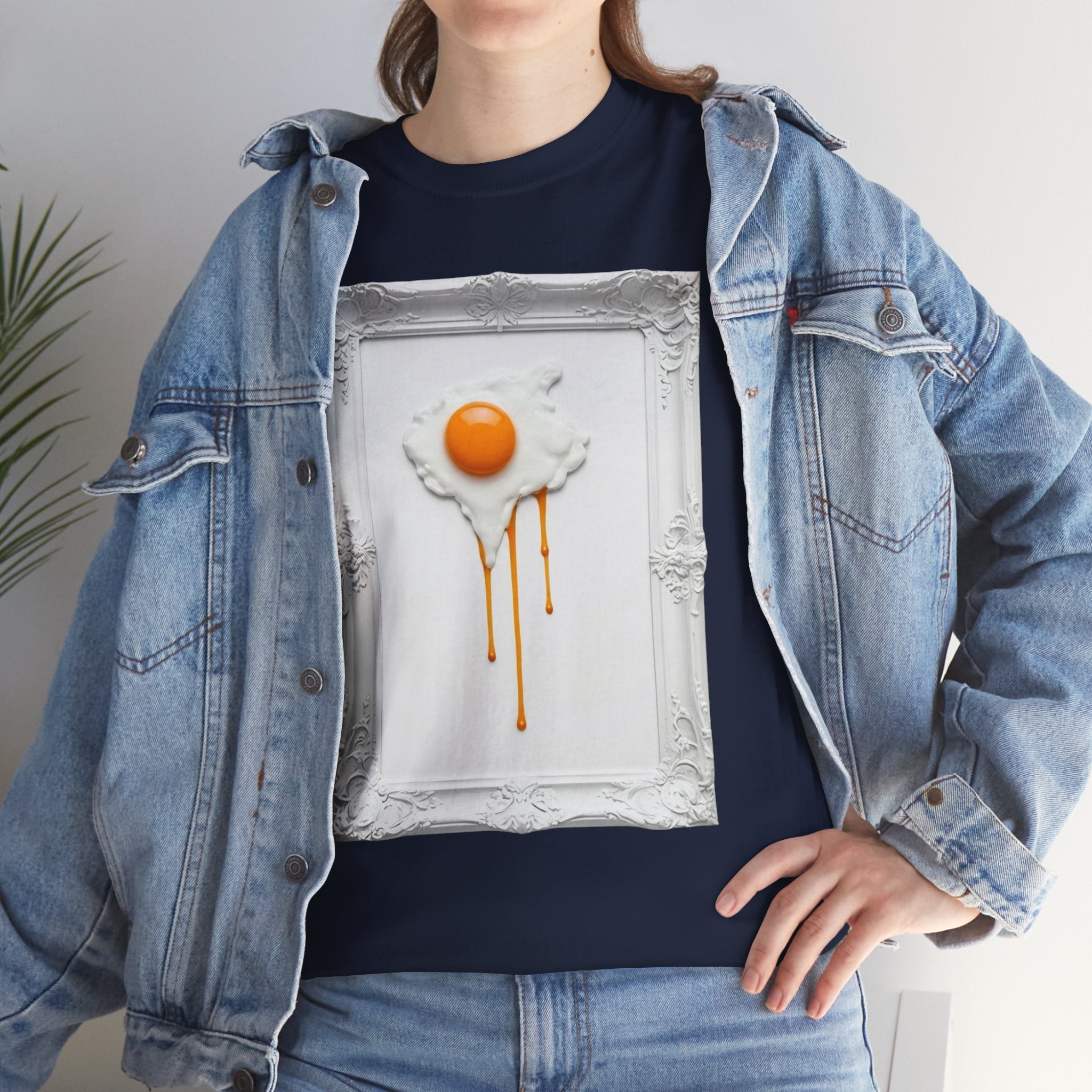 Artful Drip Fried Egg — T‑Shirt