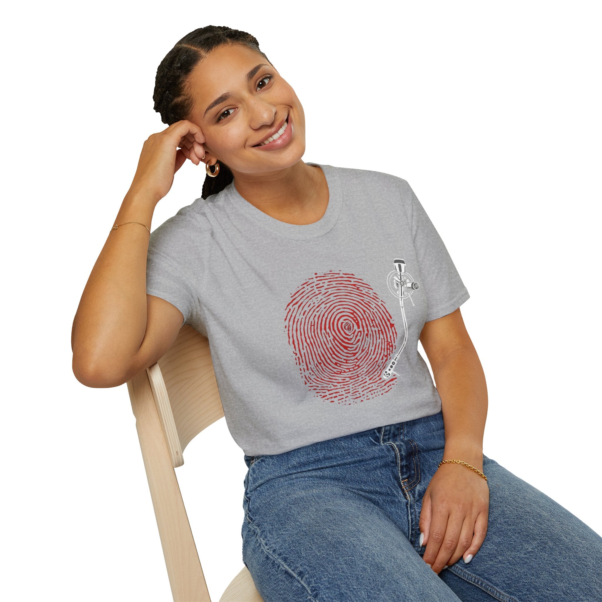 Fingerprint Turntable — T-Shirt
