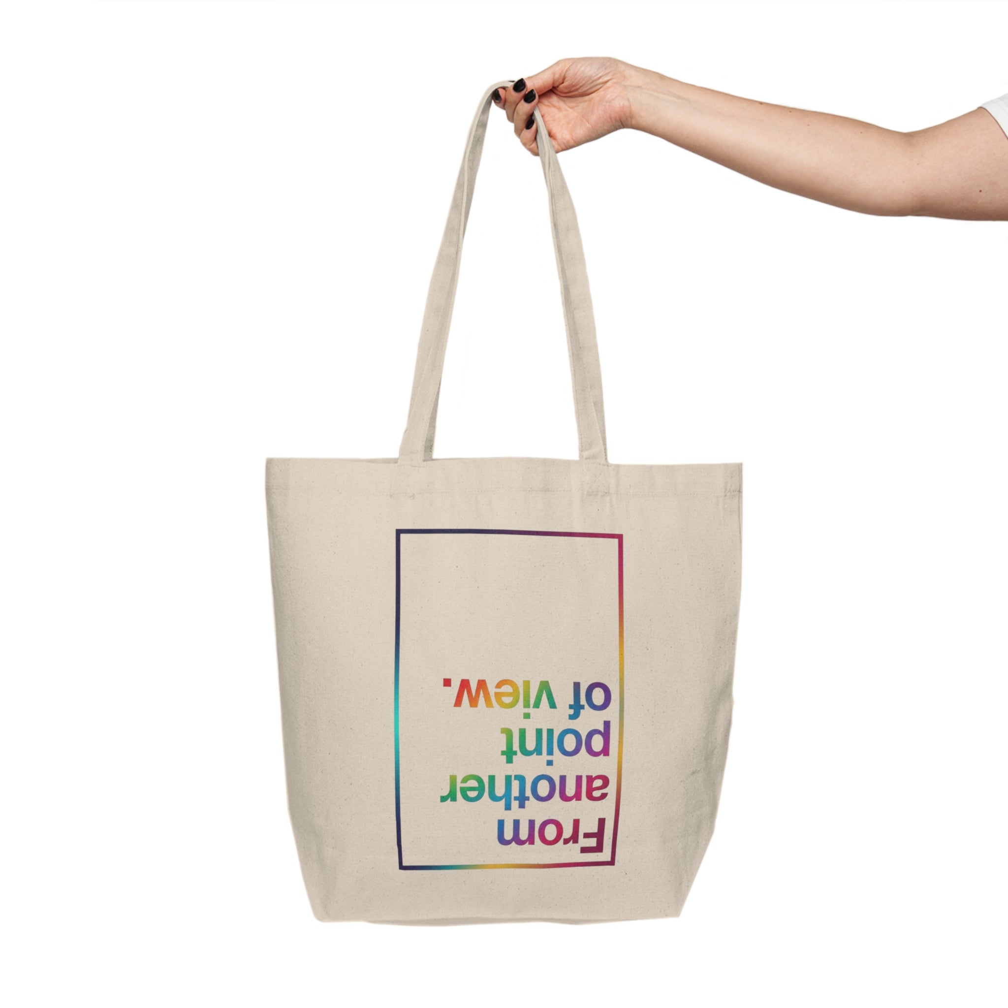 "From Another Point of View" — Canvas Tote Bag