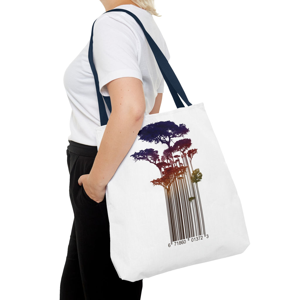 Barcode Forest — Tote Bag