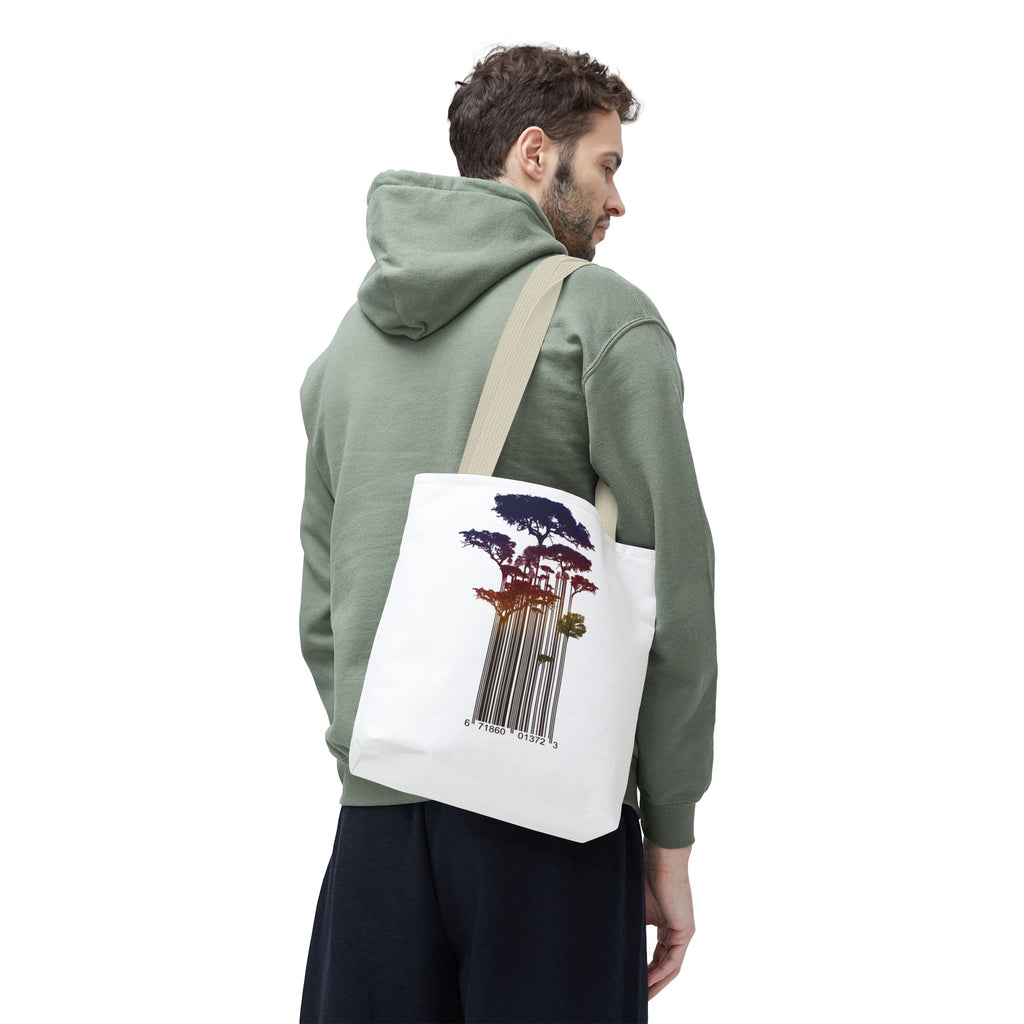 Barcode Forest — Tote Bag