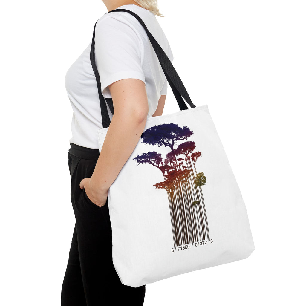 Barcode Forest — Tote Bag