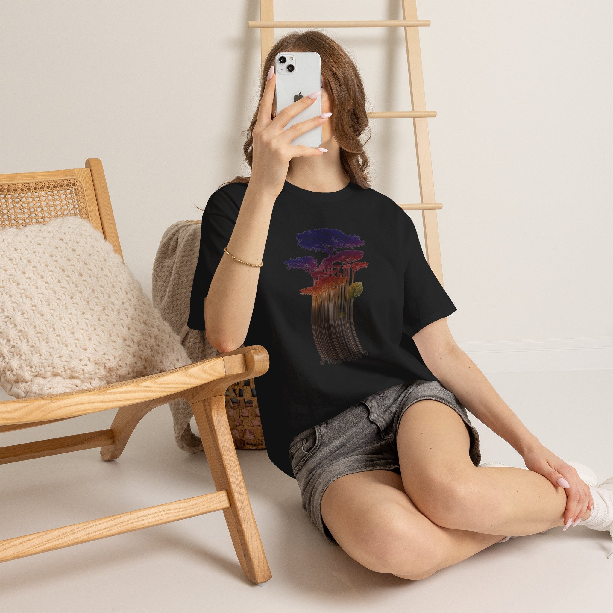 Barcode Forest T‑Shirt