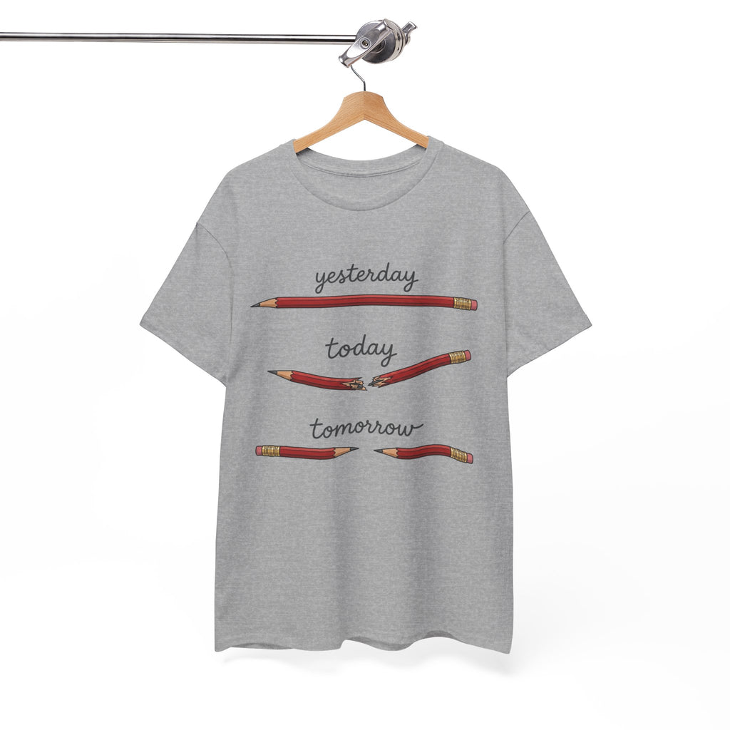 "yesterday, today, tomorrow" — Tshirt