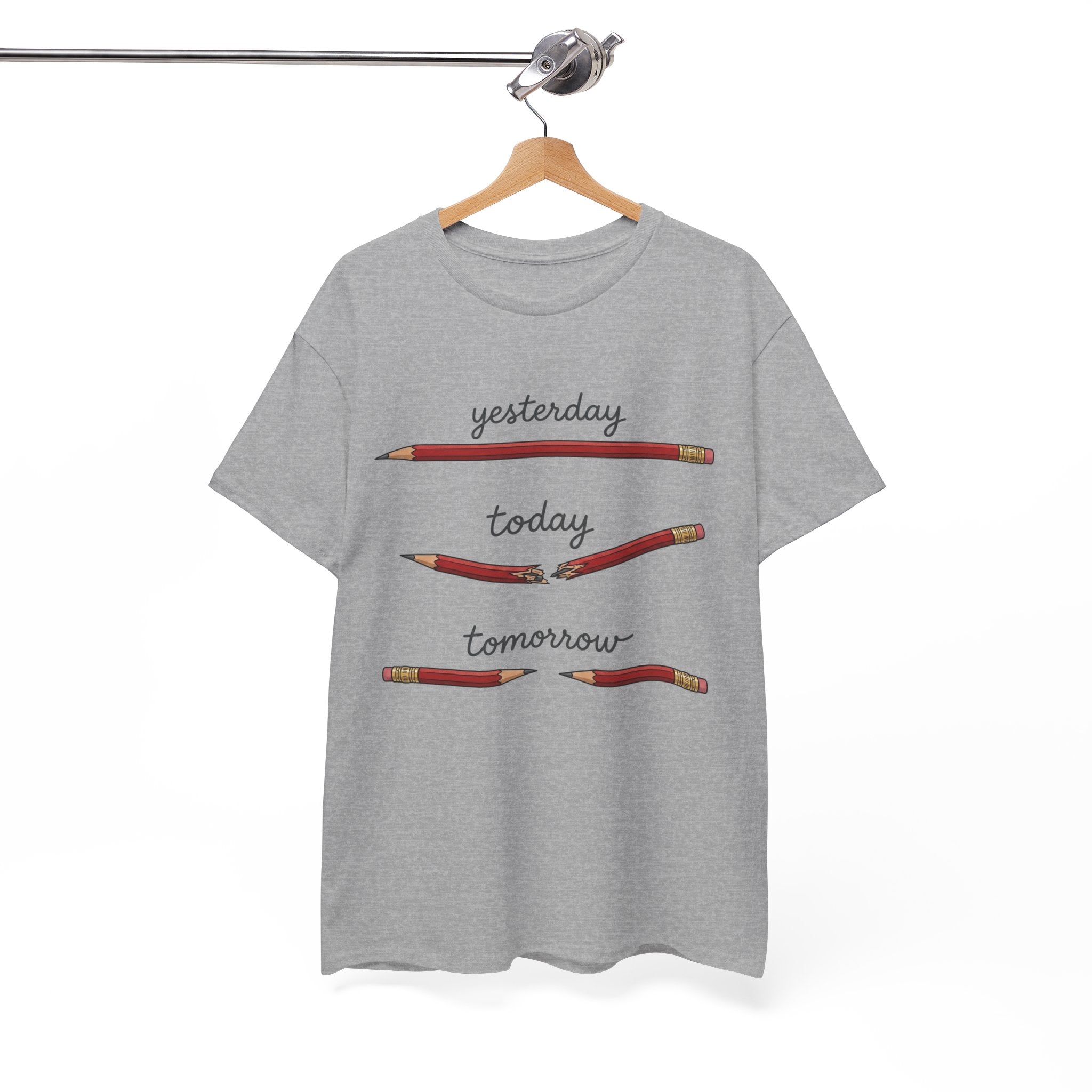 "yesterday, today, tomorrow" — Tshirt