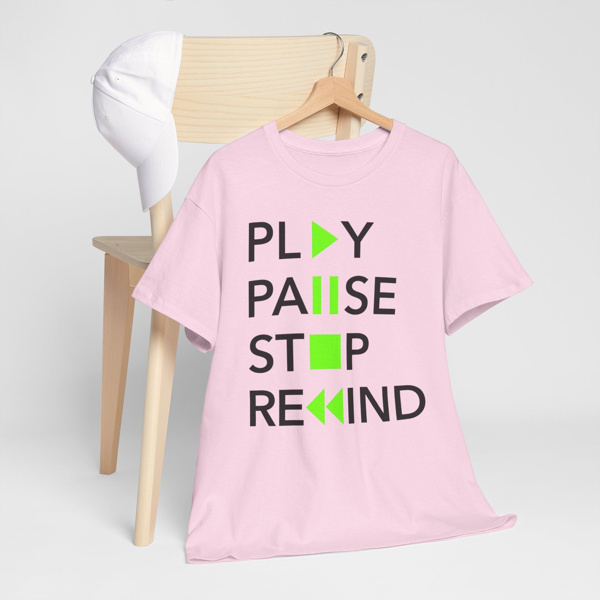 Play Pause Stop Rewind — T-Shirt
