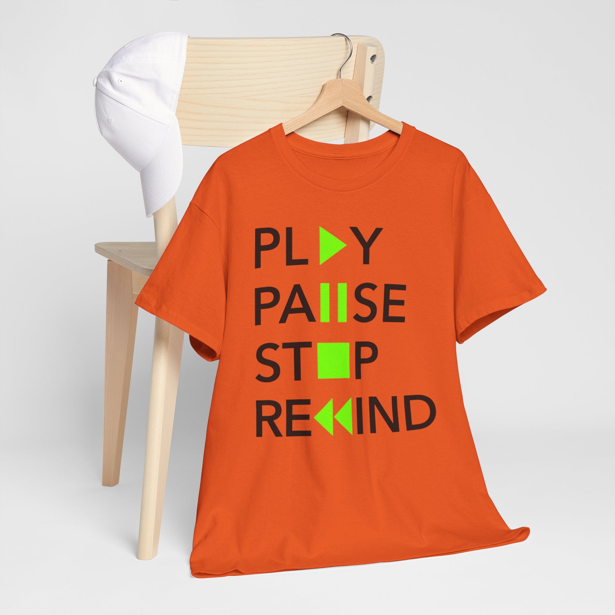 Play Pause Stop Rewind — T-Shirt