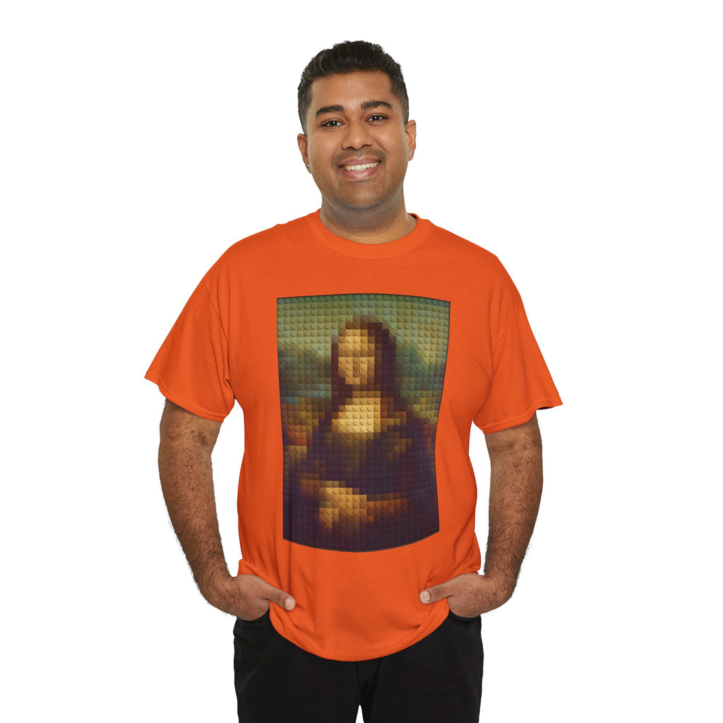 Pixelated Mona Lisa - T‑Shirt