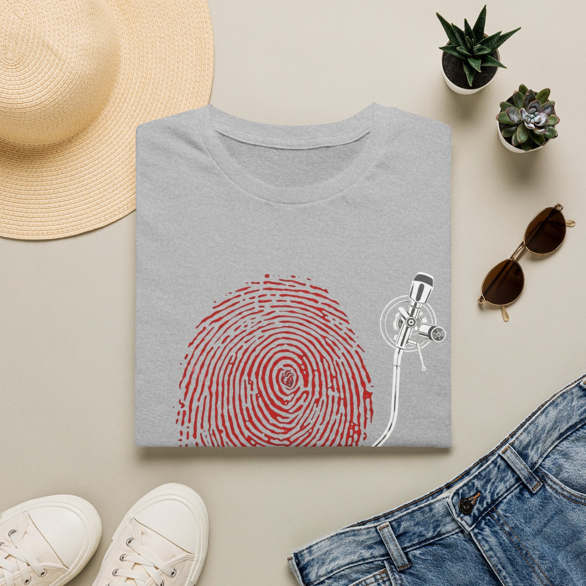 Fingerprint Turntable — T-Shirt