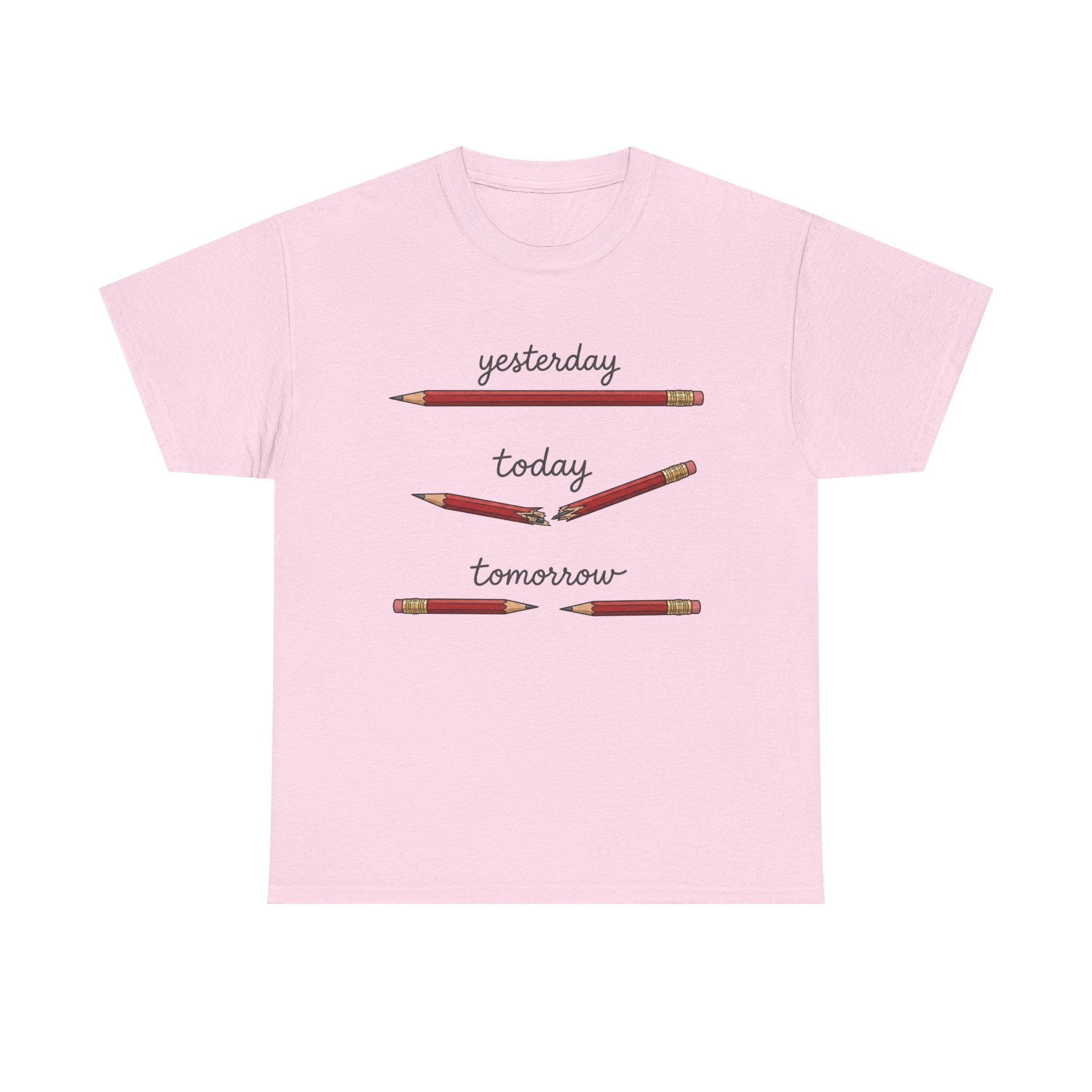 "yesterday, today, tomorrow" — Tshirt