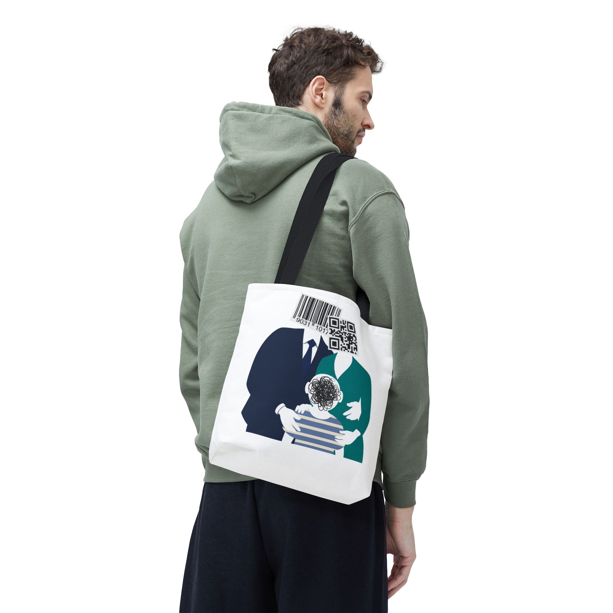 Barcode Family Portrait Tote Bag