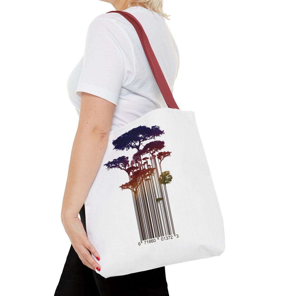 Barcode Forest — Tote Bag