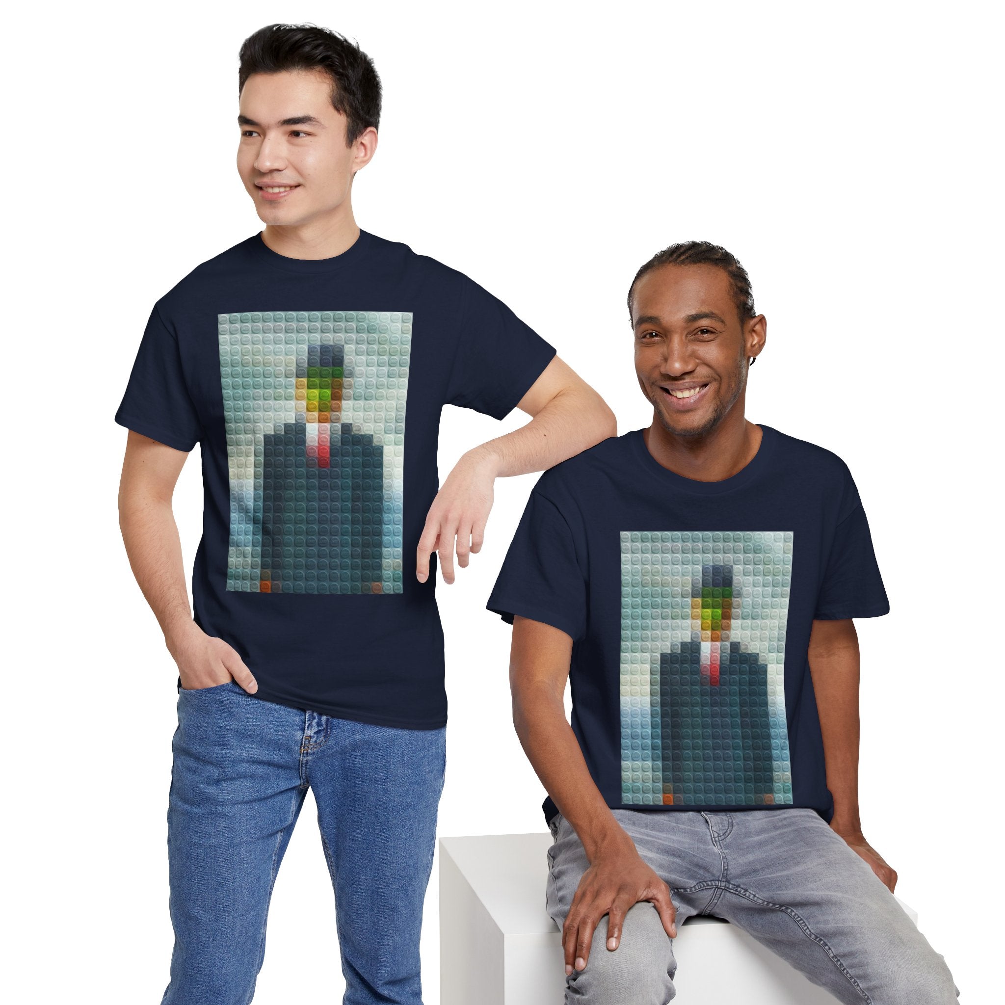 Surreal Pixelated Man - T-Shirt