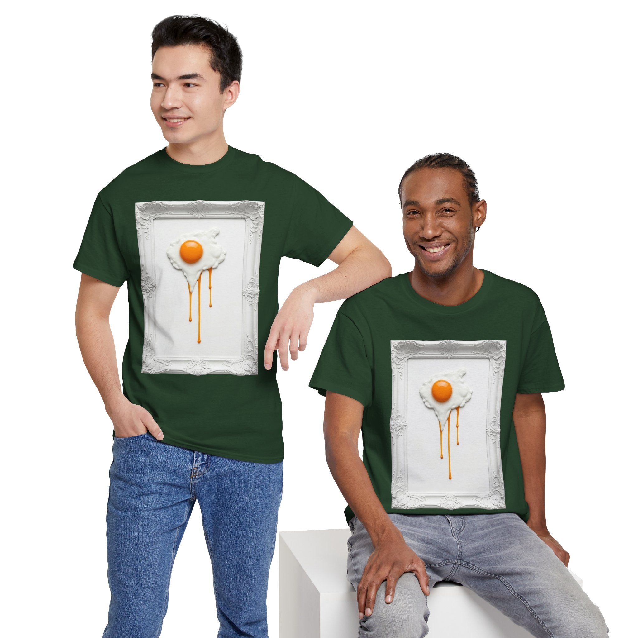Artful Drip Fried Egg — T‑Shirt