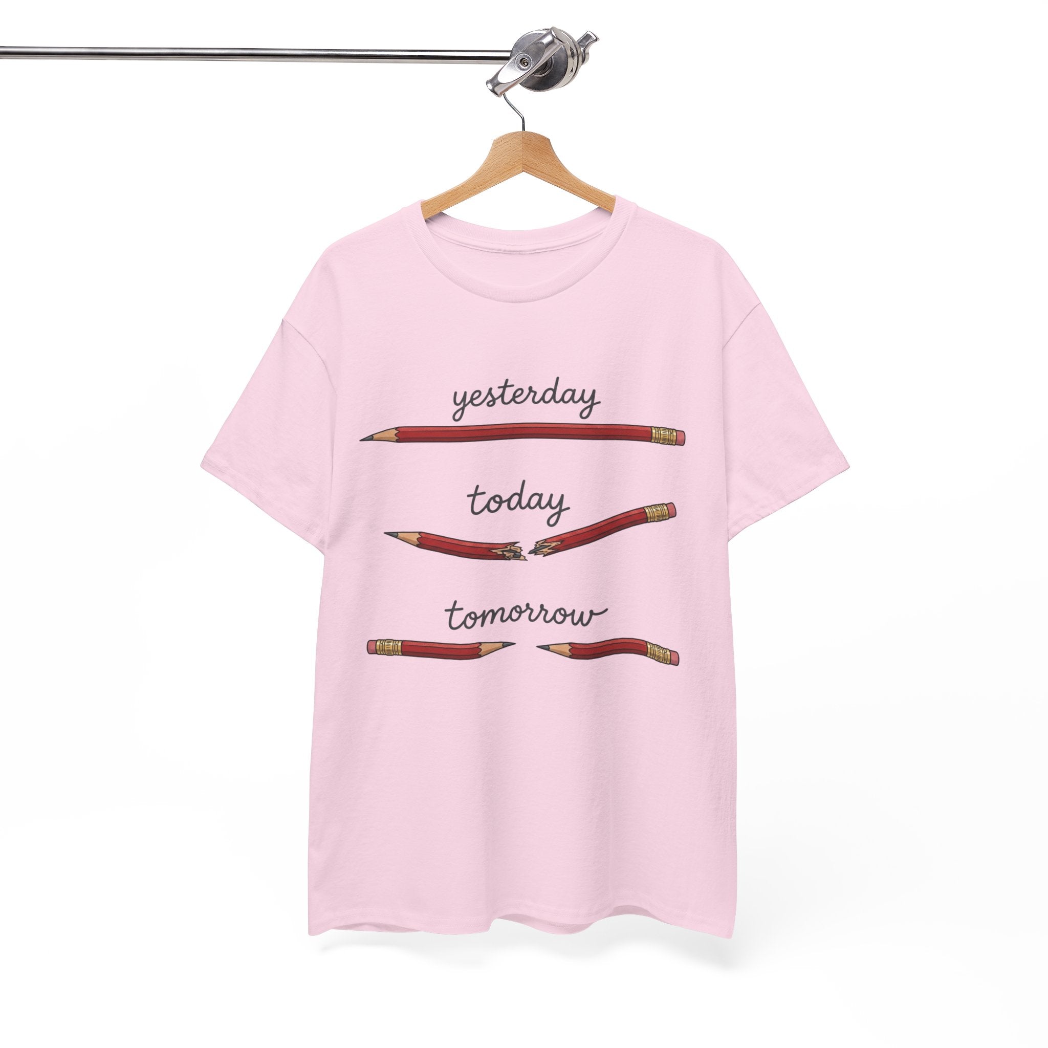"yesterday, today, tomorrow" — Tshirt