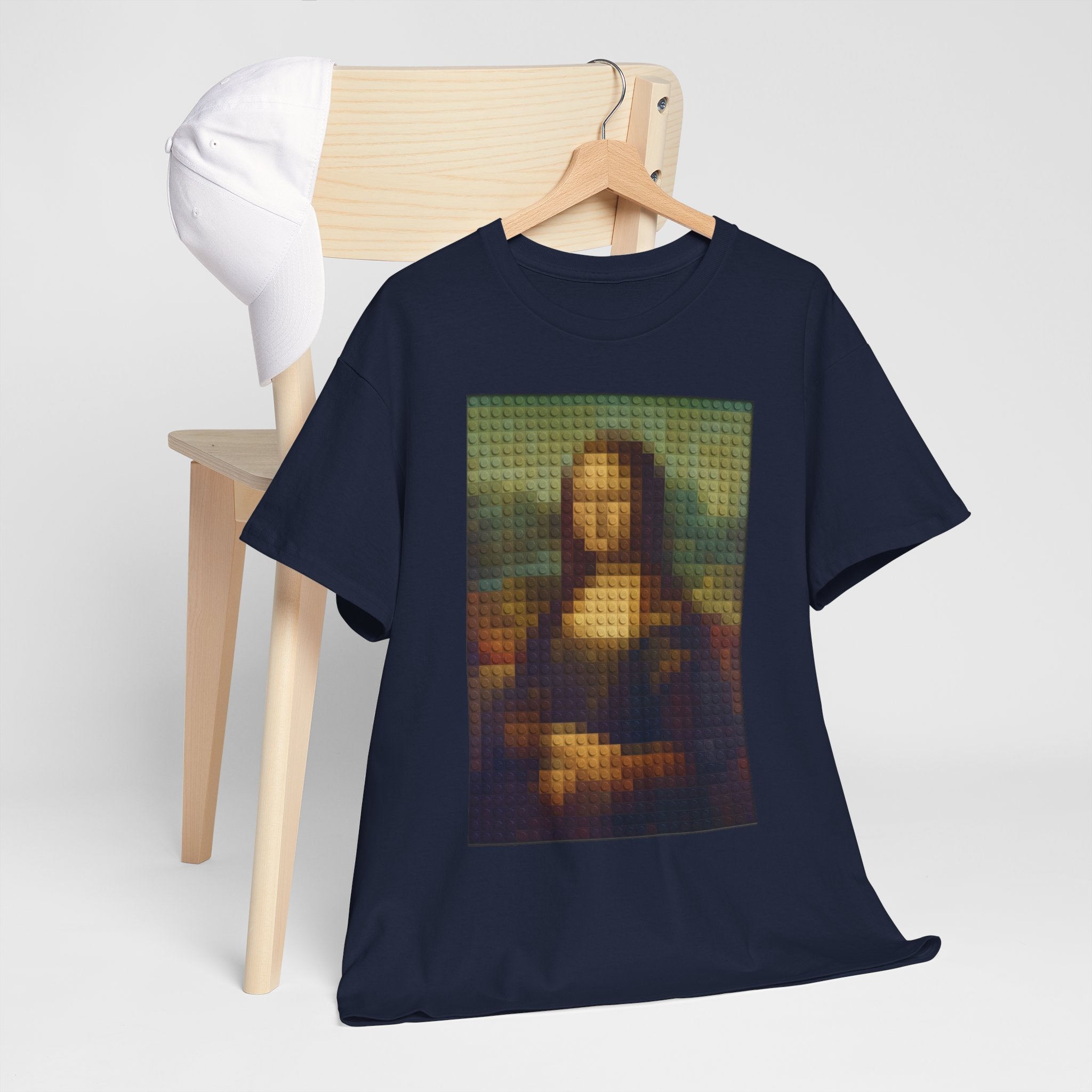 Pixelated Mona Lisa - T‑Shirt