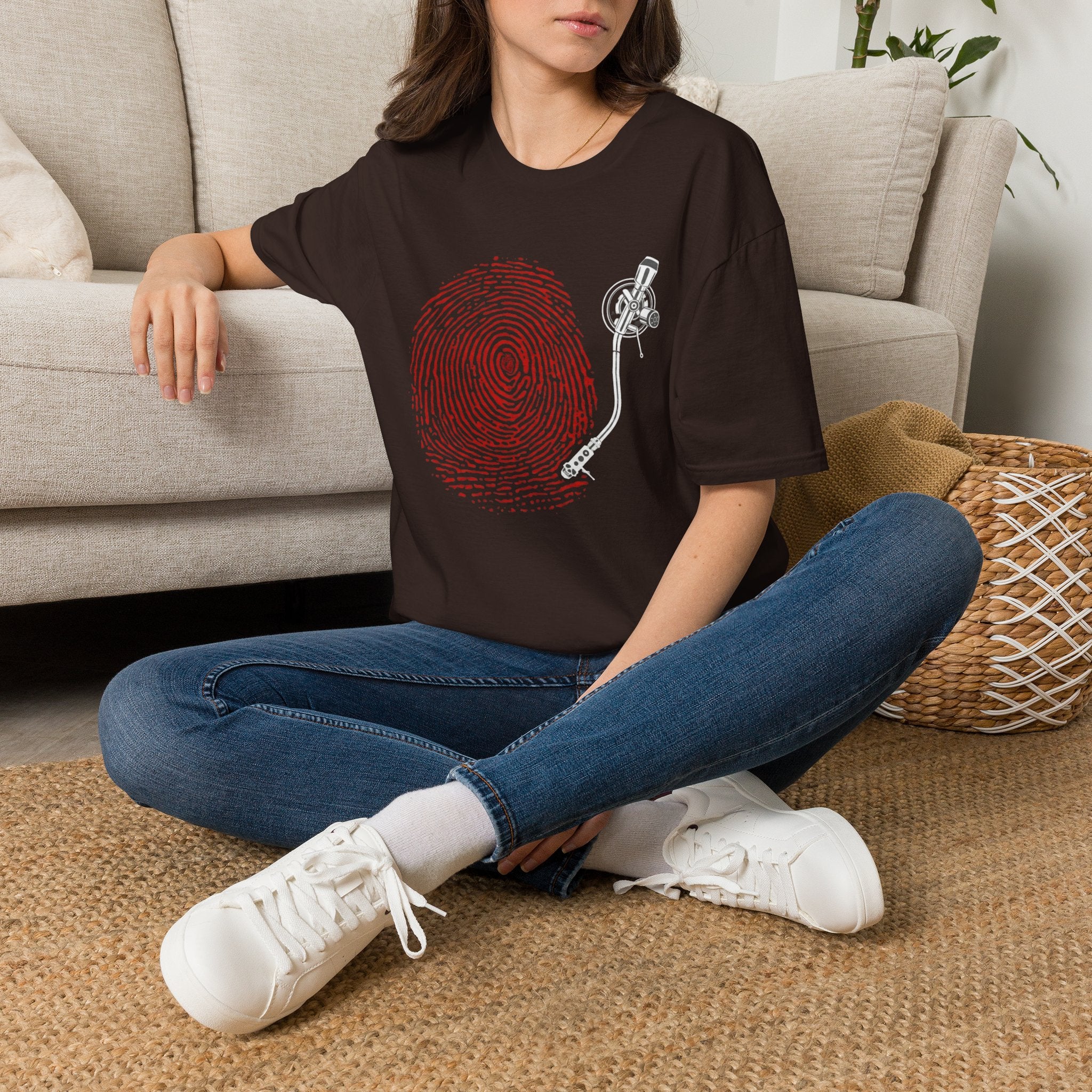 Fingerprint Turntable — T-Shirt