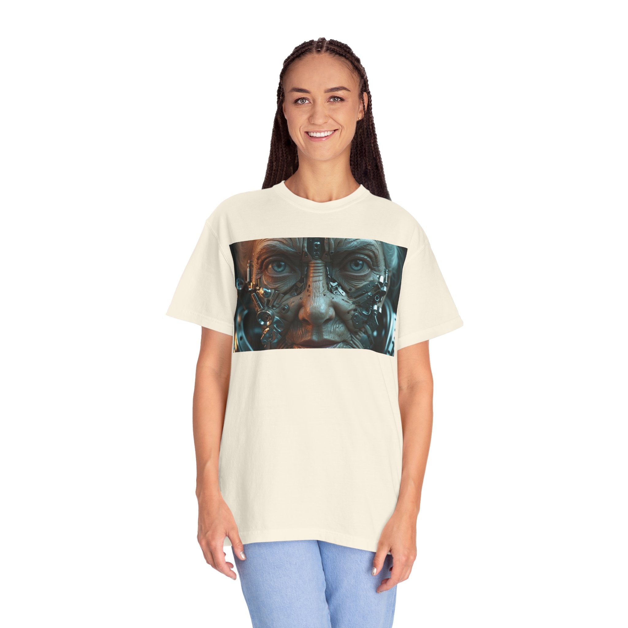 Cybernetic Old Face —T‑Shirt