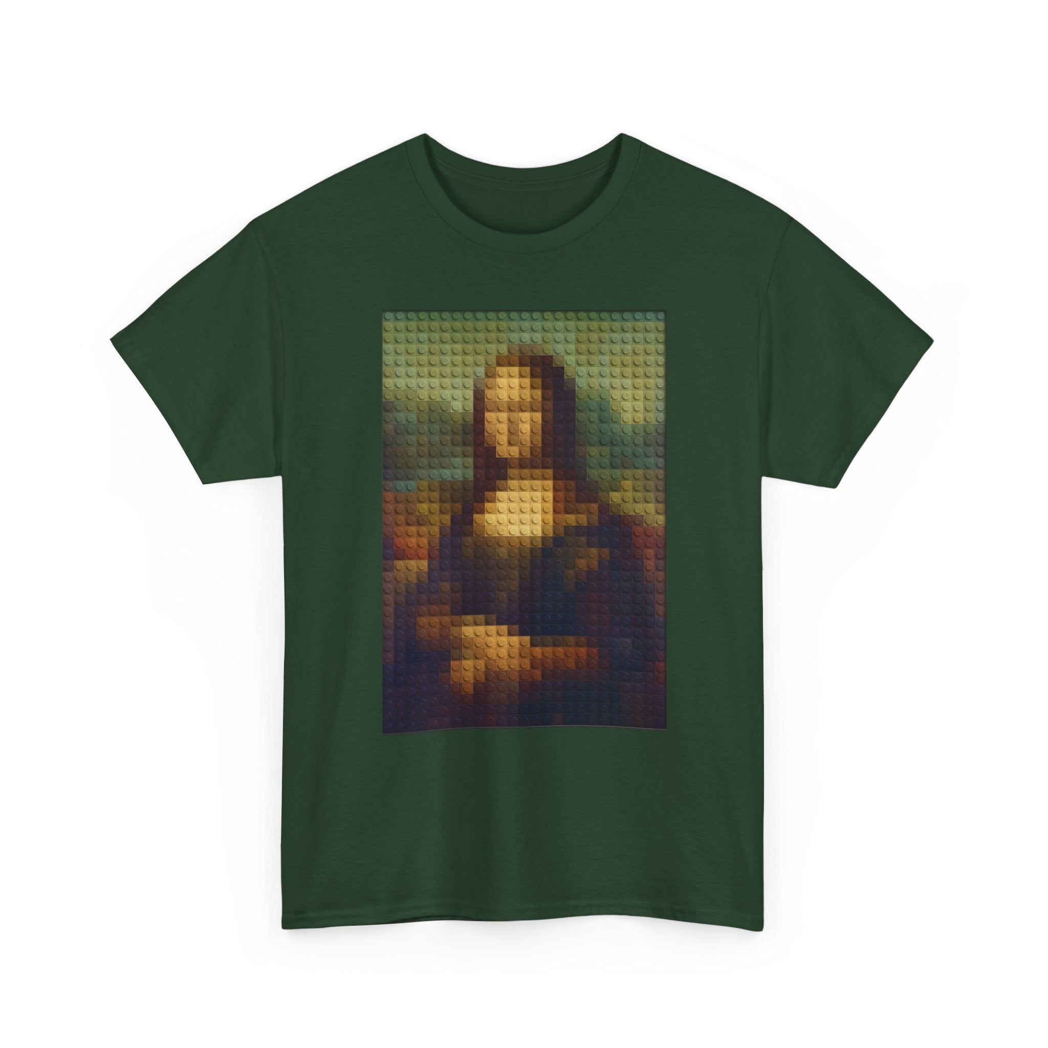 Pixelated Mona Lisa - T‑Shirt