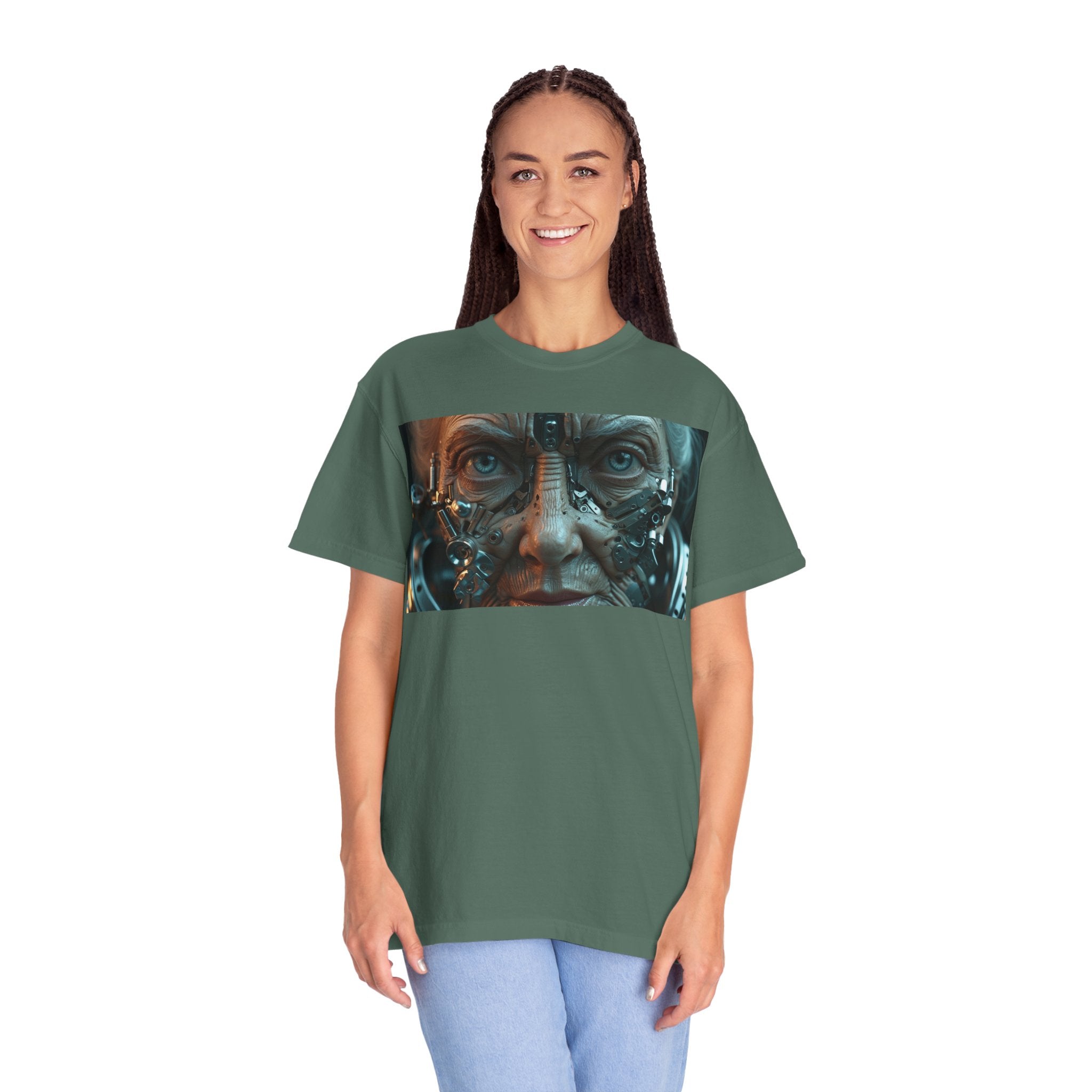 Cybernetic Old Face —T‑Shirt