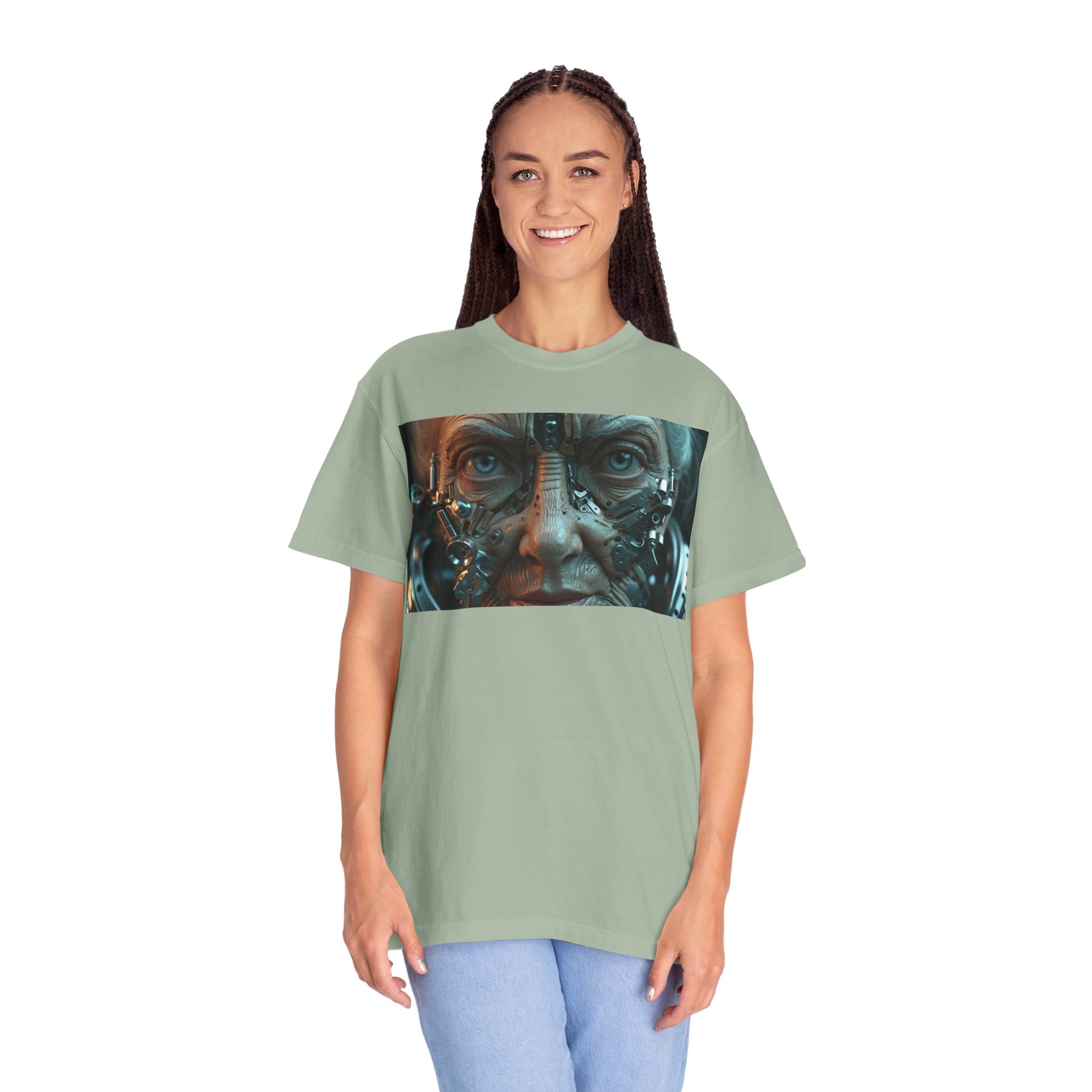 Cybernetic Old Face —T‑Shirt