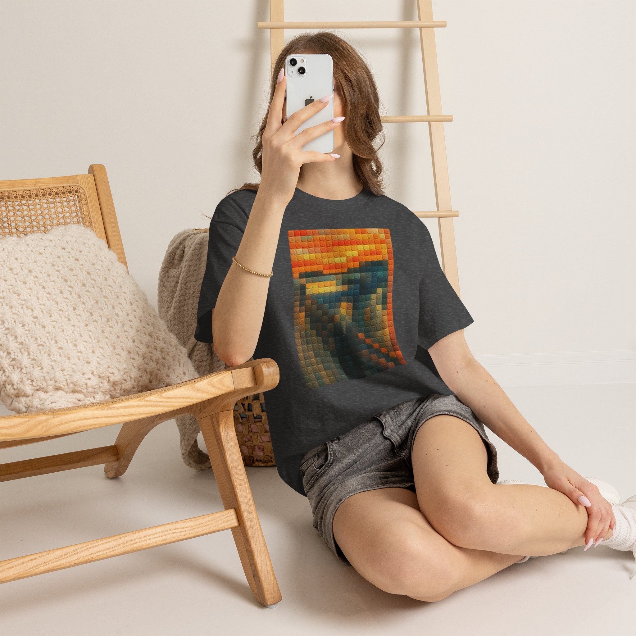 Pixelated Scream — T-Shirt