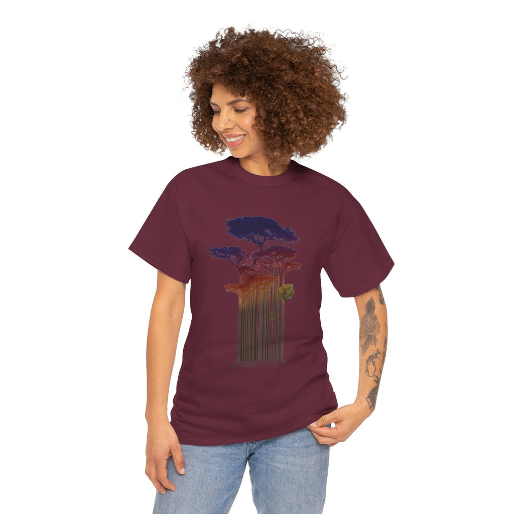Barcode Forest T‑Shirt