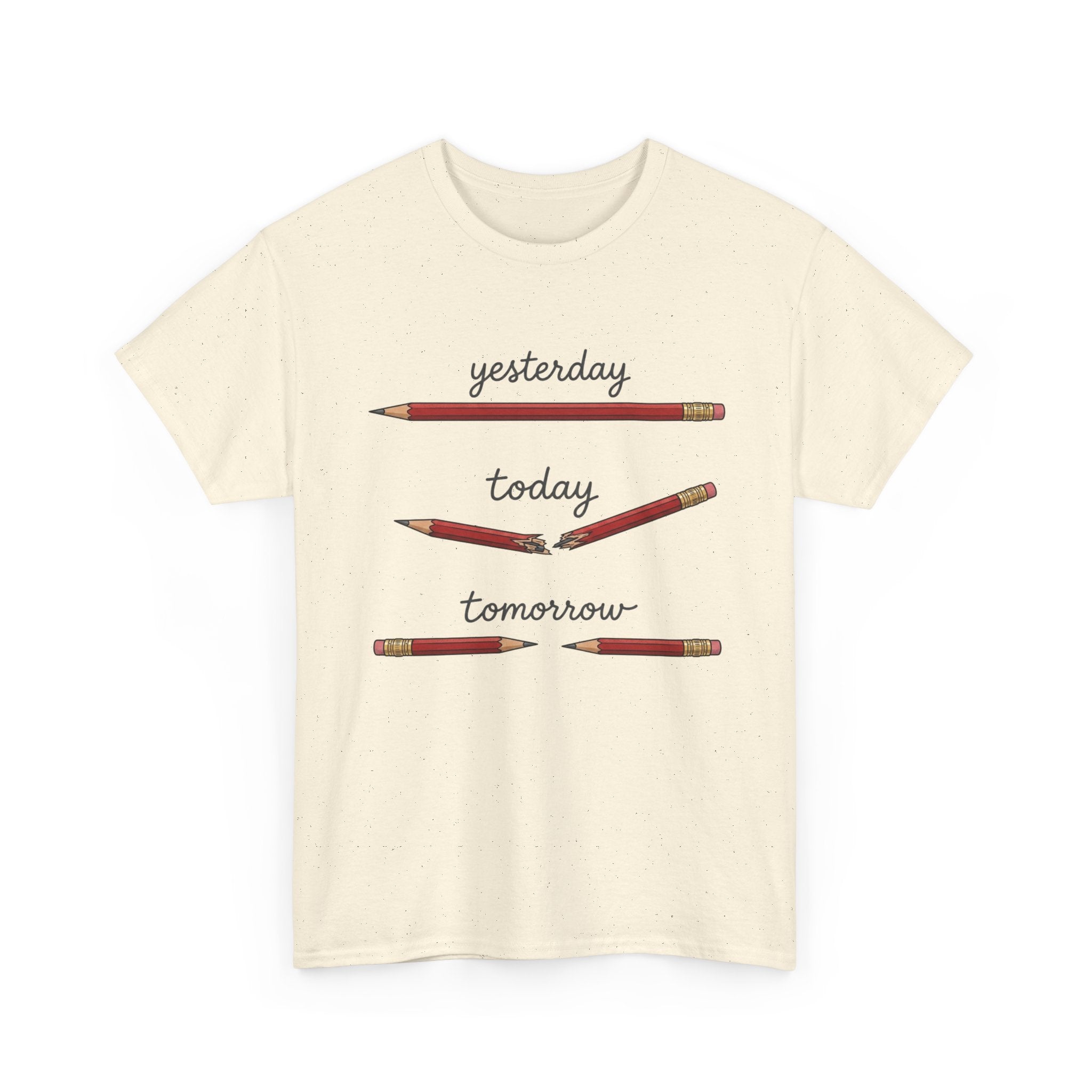"yesterday, today, tomorrow" — Tshirt
