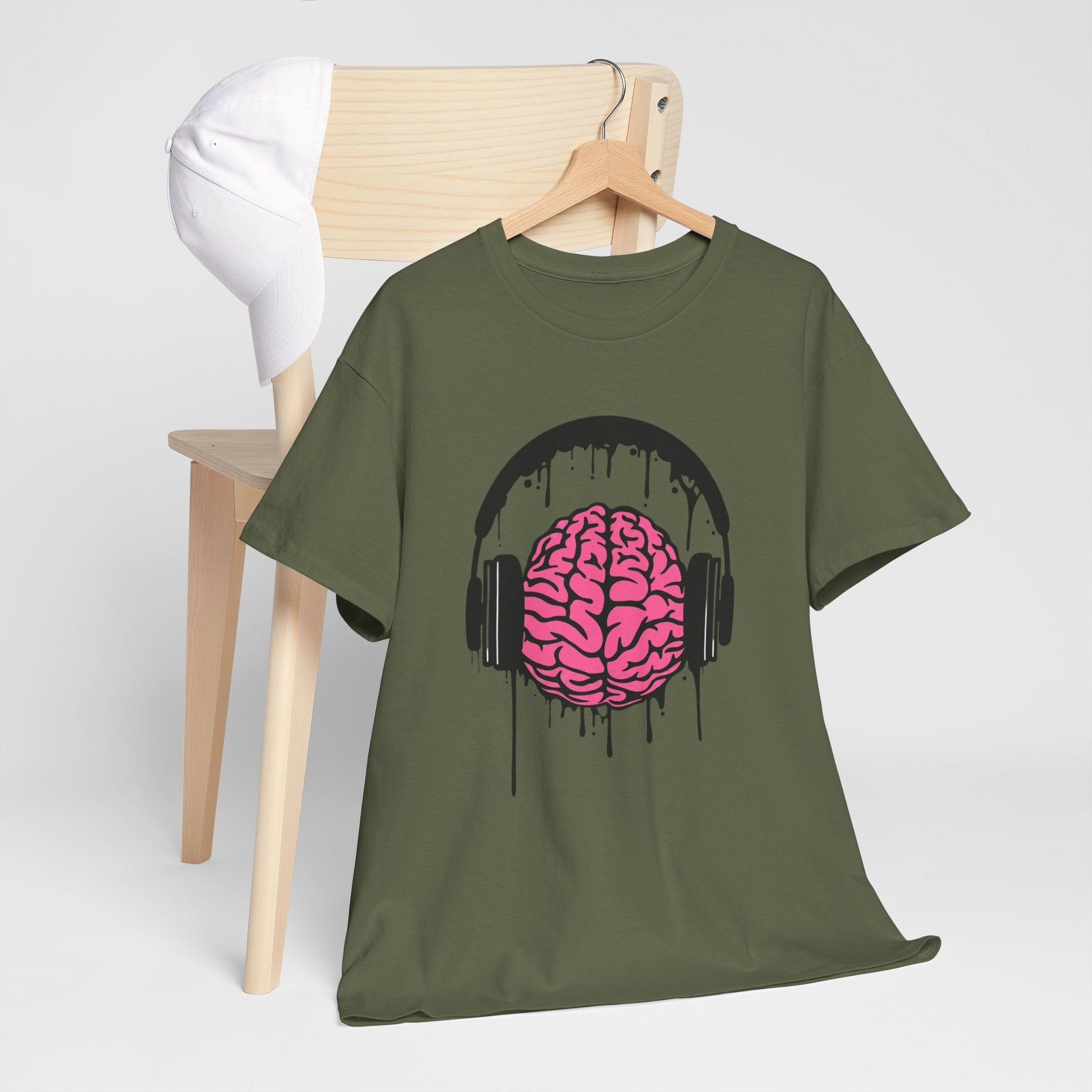 Music Lover Dripping Brain — T-Shirt