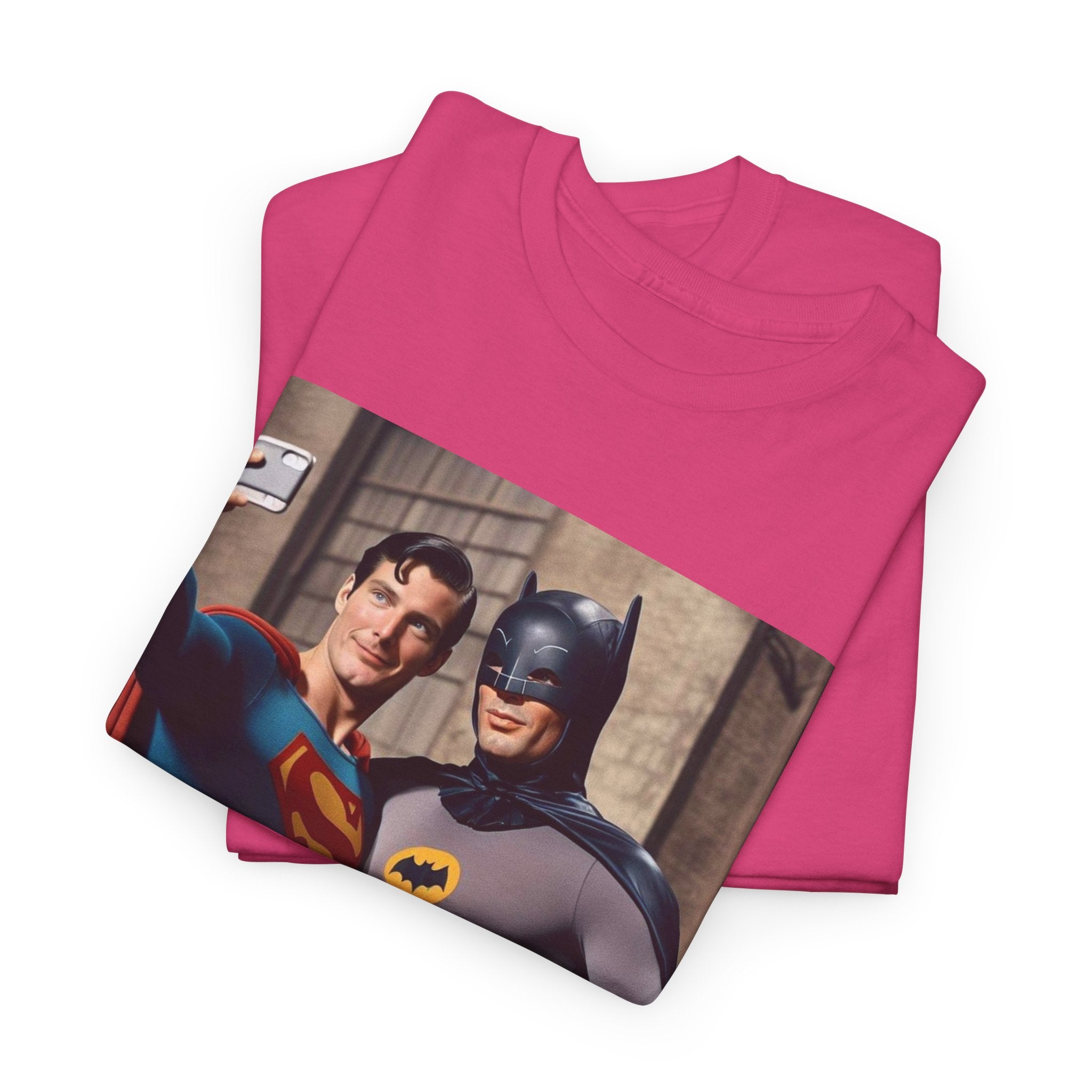 Retro Superhero Selfie - T shirt