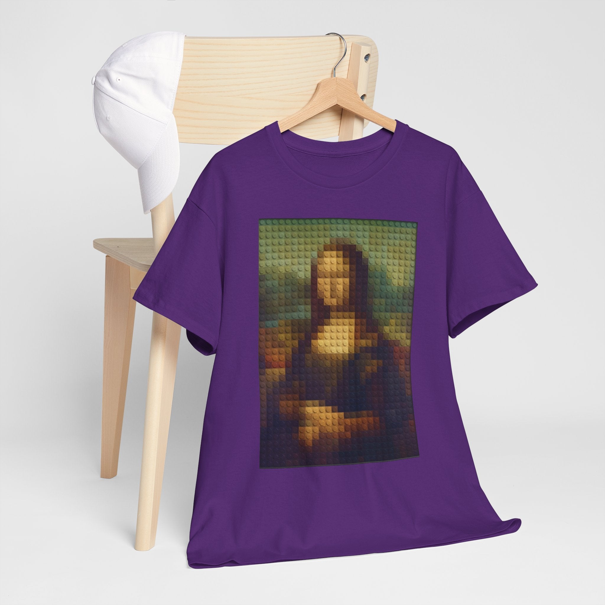 Pixelated Mona Lisa - T‑Shirt