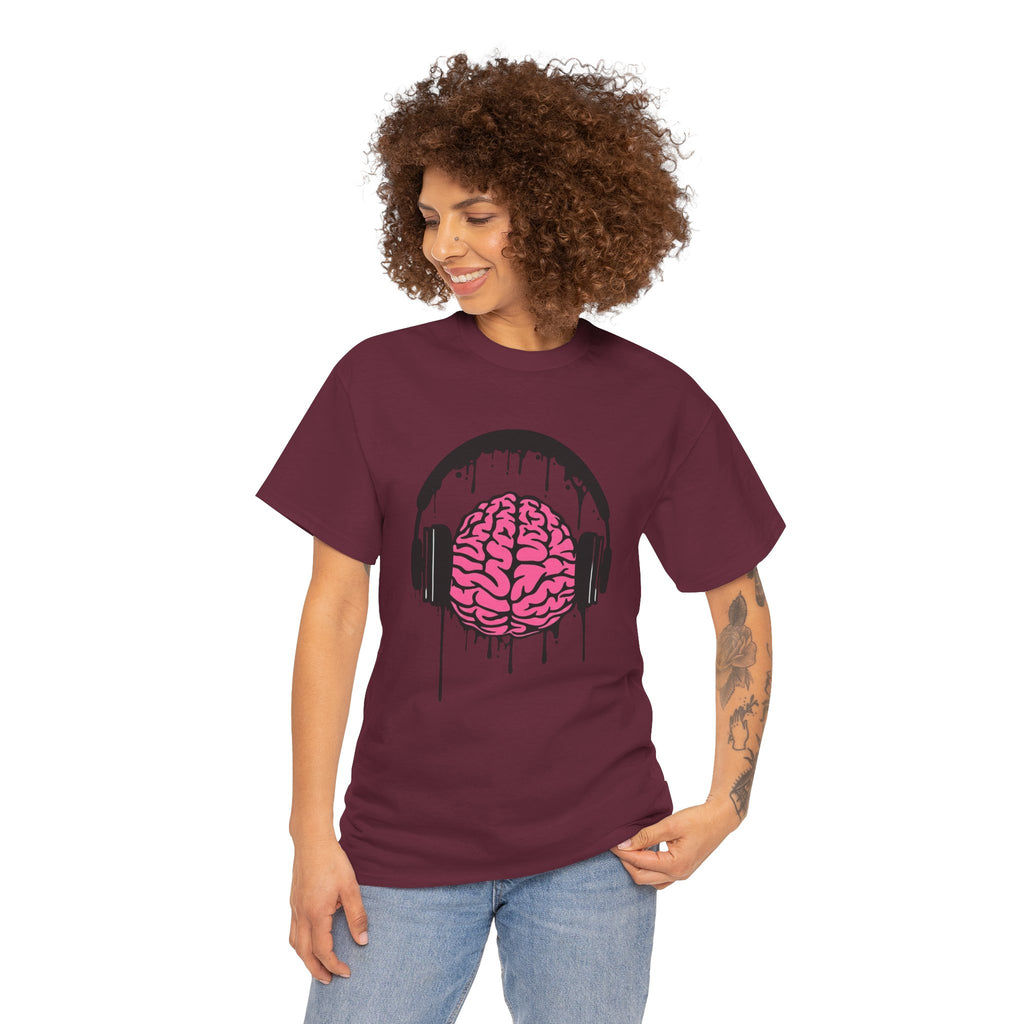 Music Lover Dripping Brain — T-Shirt