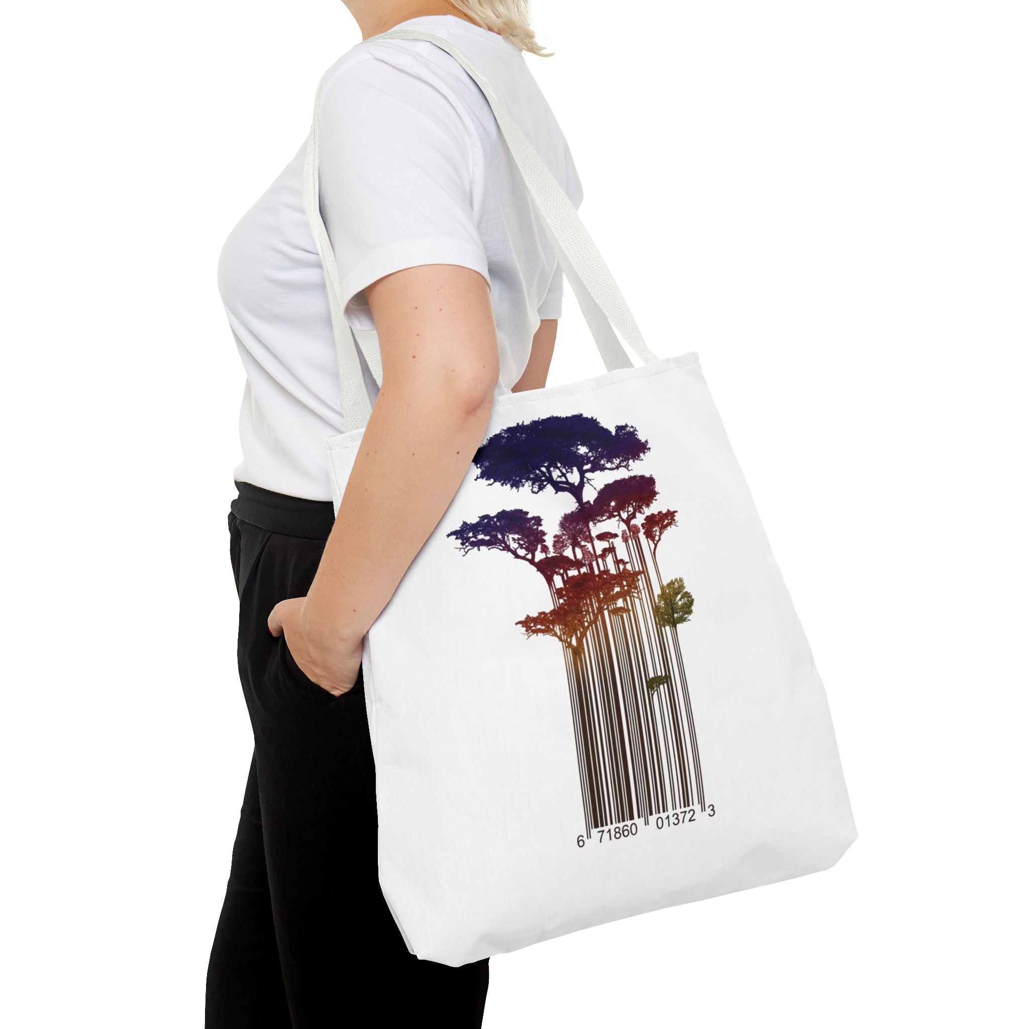 Barcode Forest — Tote Bag