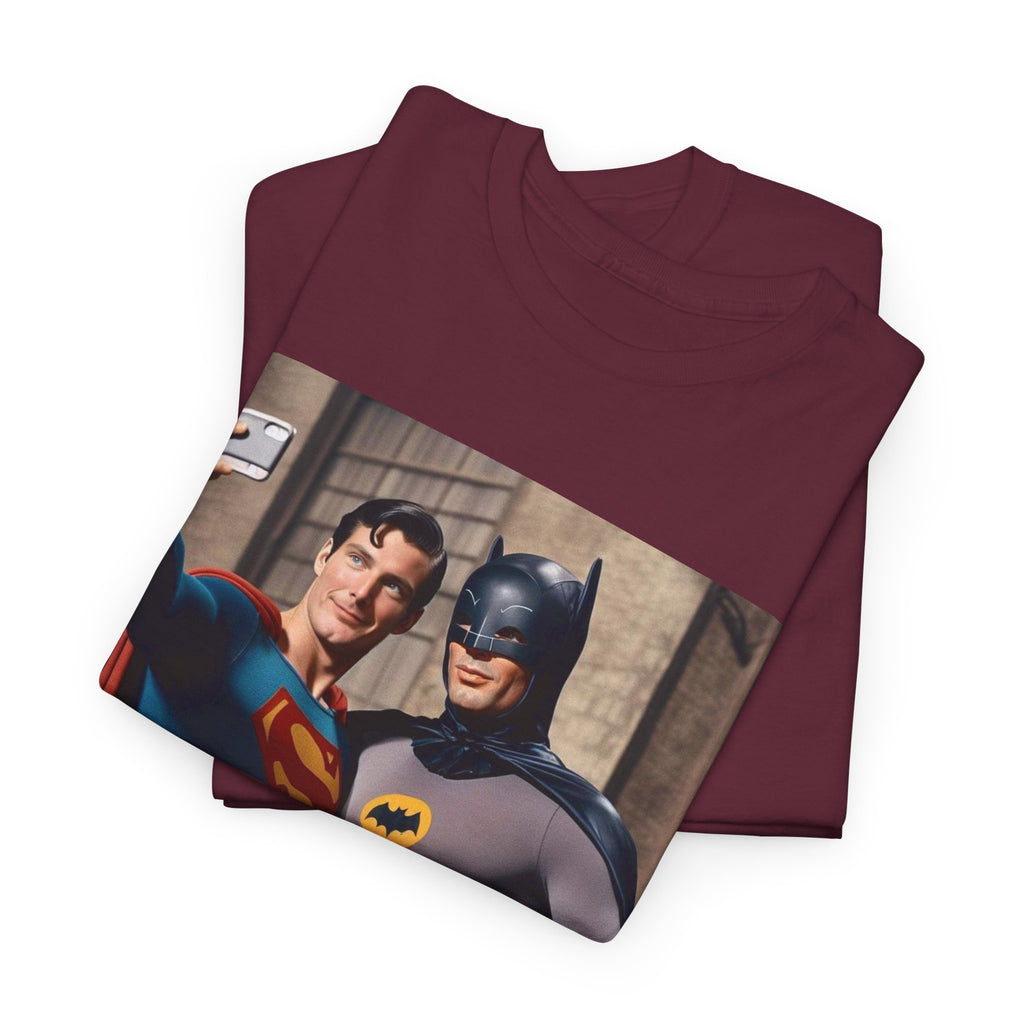 Retro Superhero Selfie - T shirt