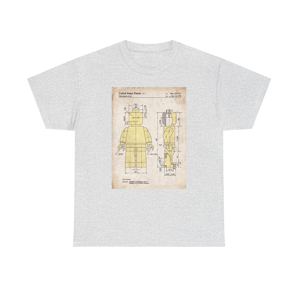Lego Minifigure Patent T-Shirt – Pop Culture Graphic Tee