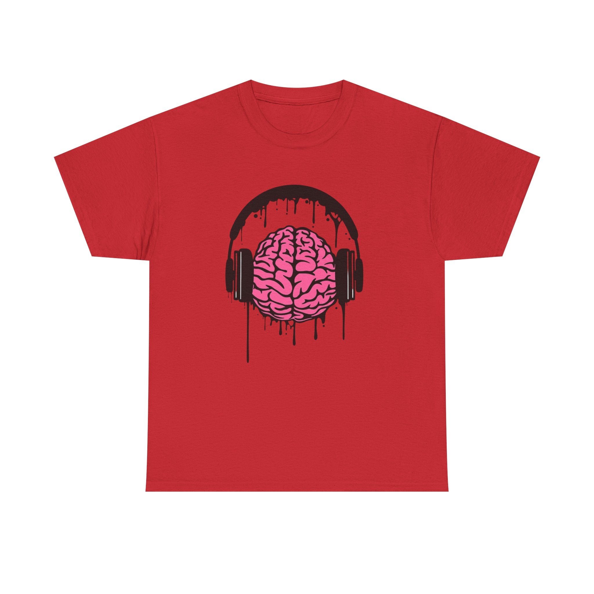 Music Lover Dripping Brain — T-Shirt