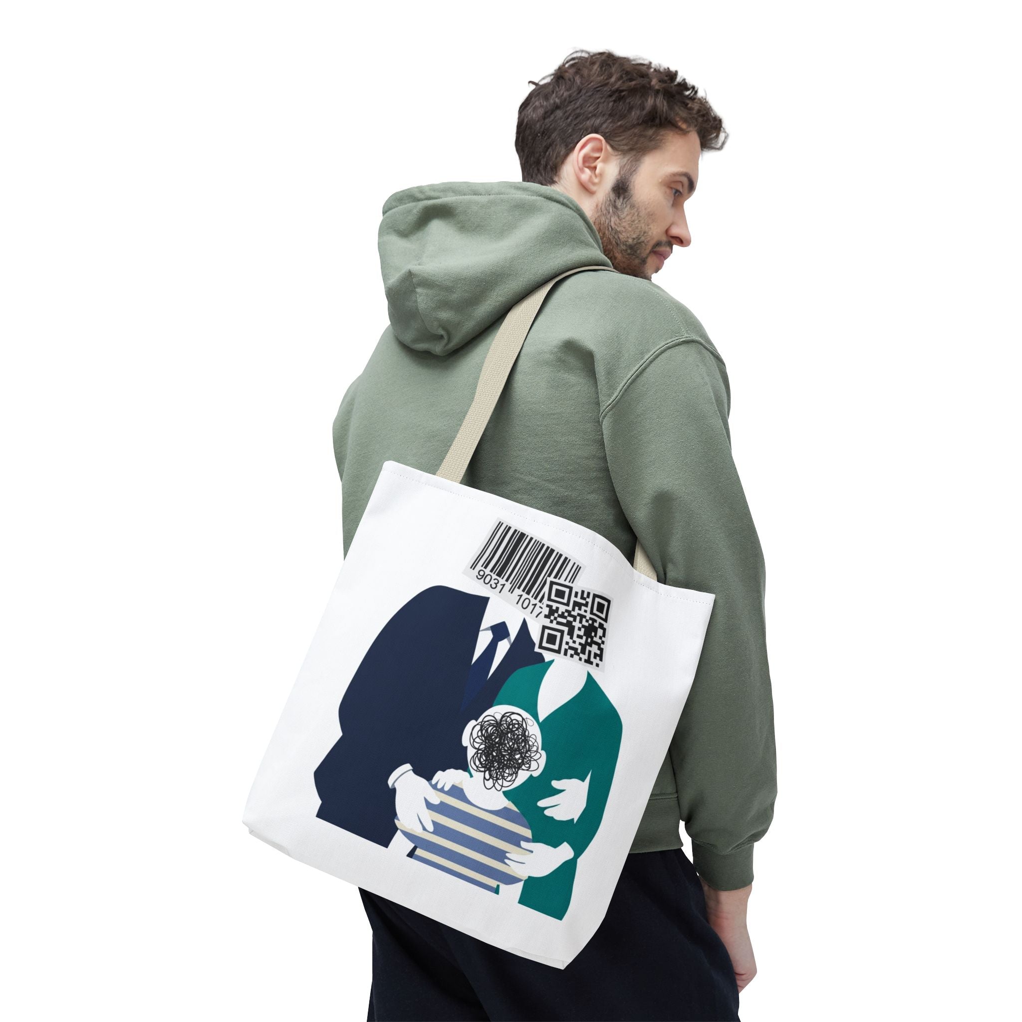 Barcode Family Portrait Tote Bag