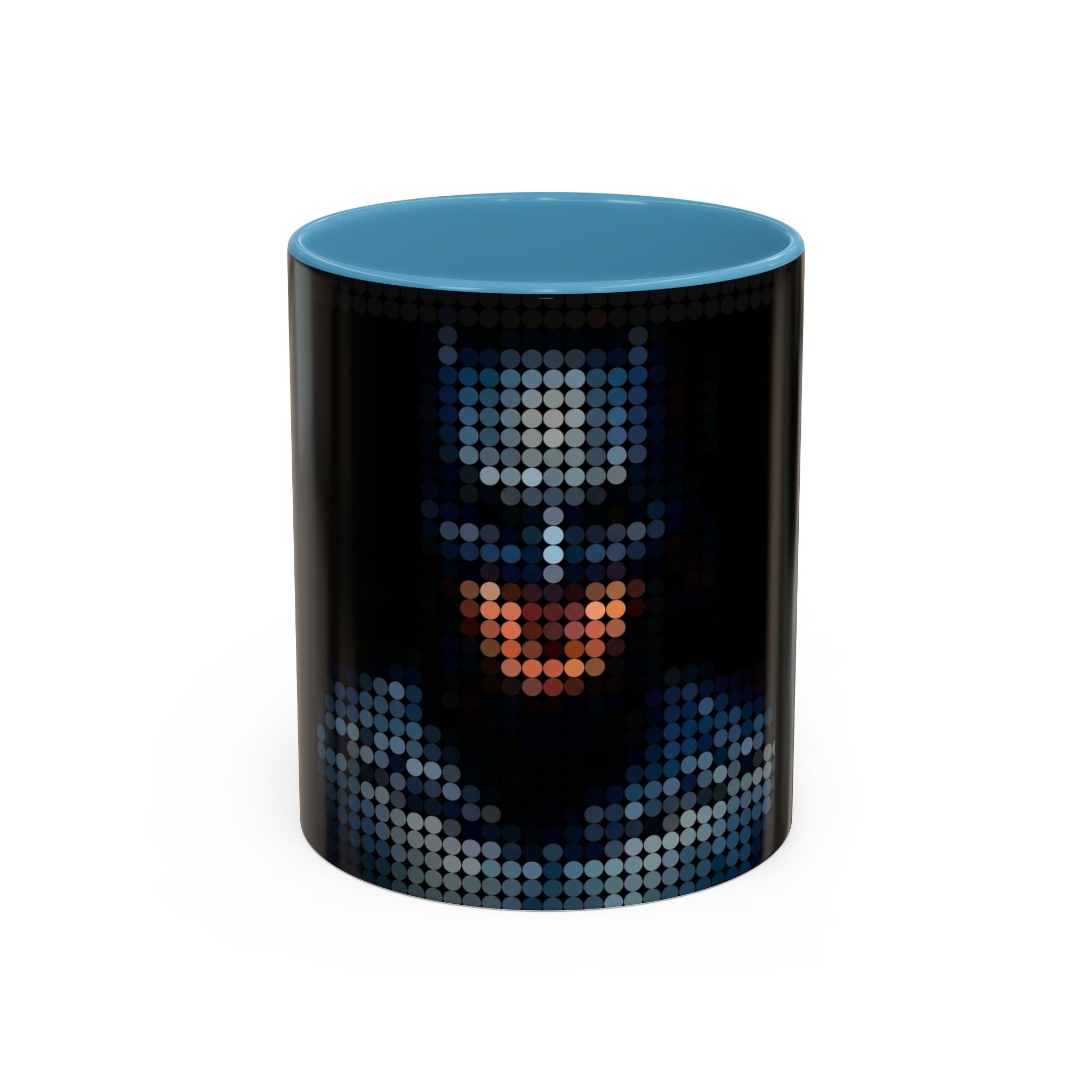Pixel Art Dark Knight — Coffee Mug