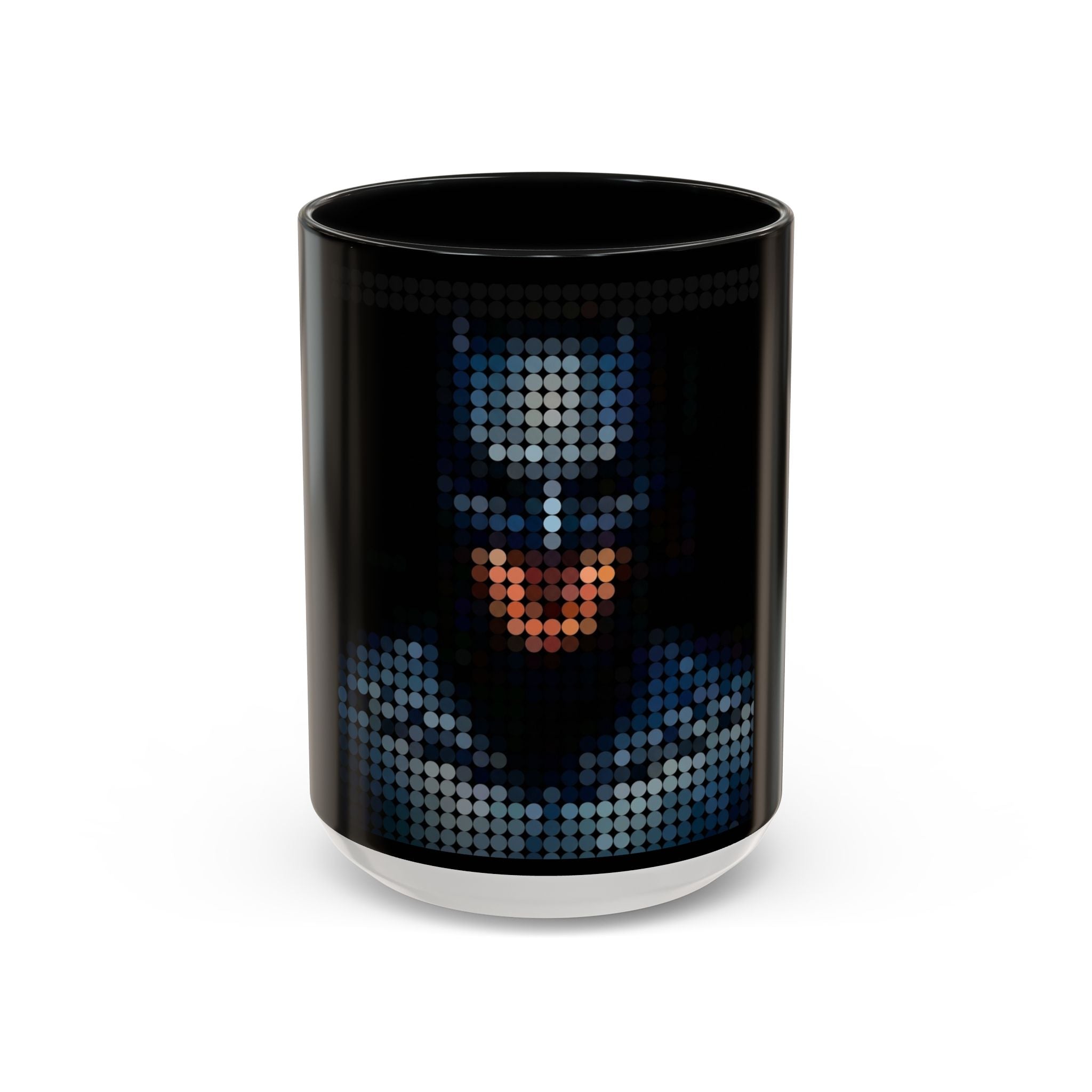 Pixel Art Dark Knight — Coffee Mug