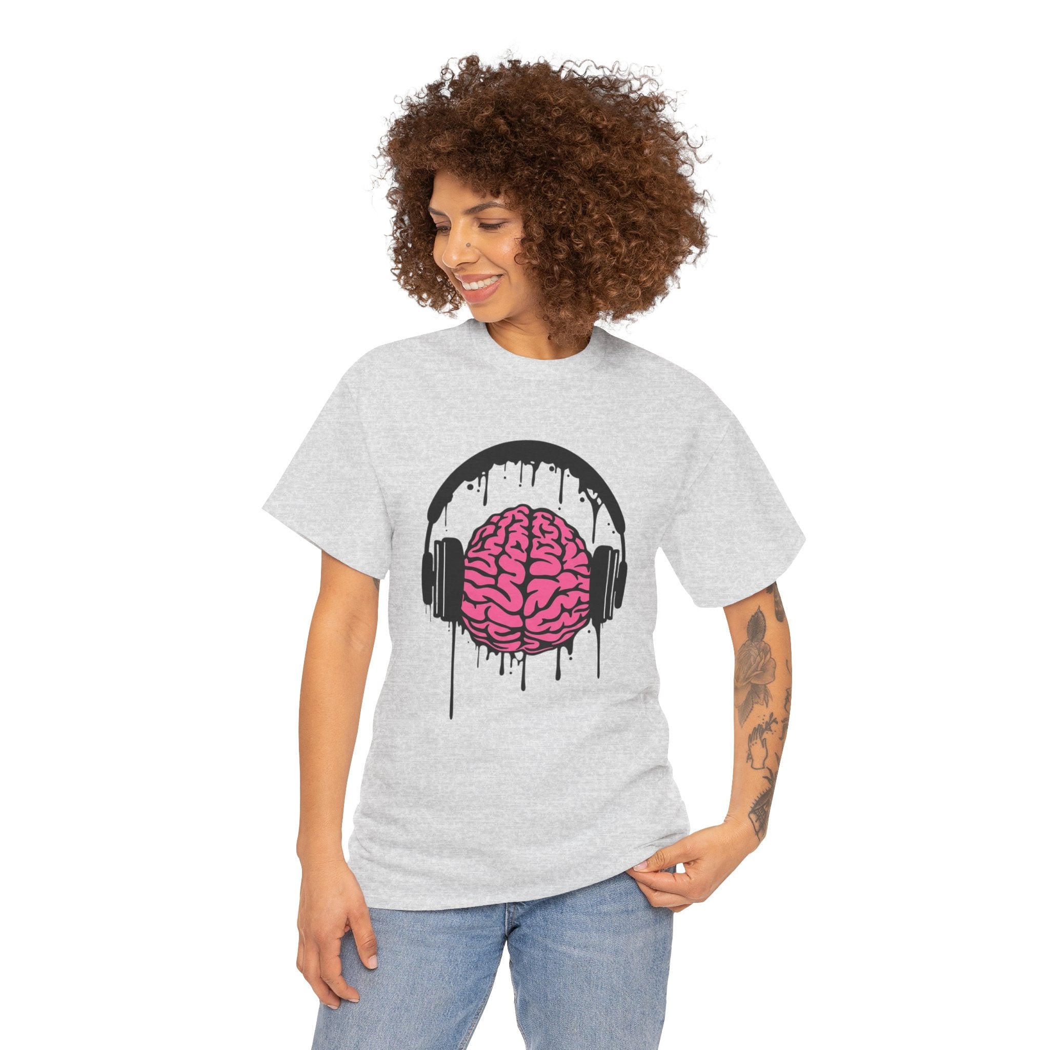 Music Lover Dripping Brain — T-Shirt